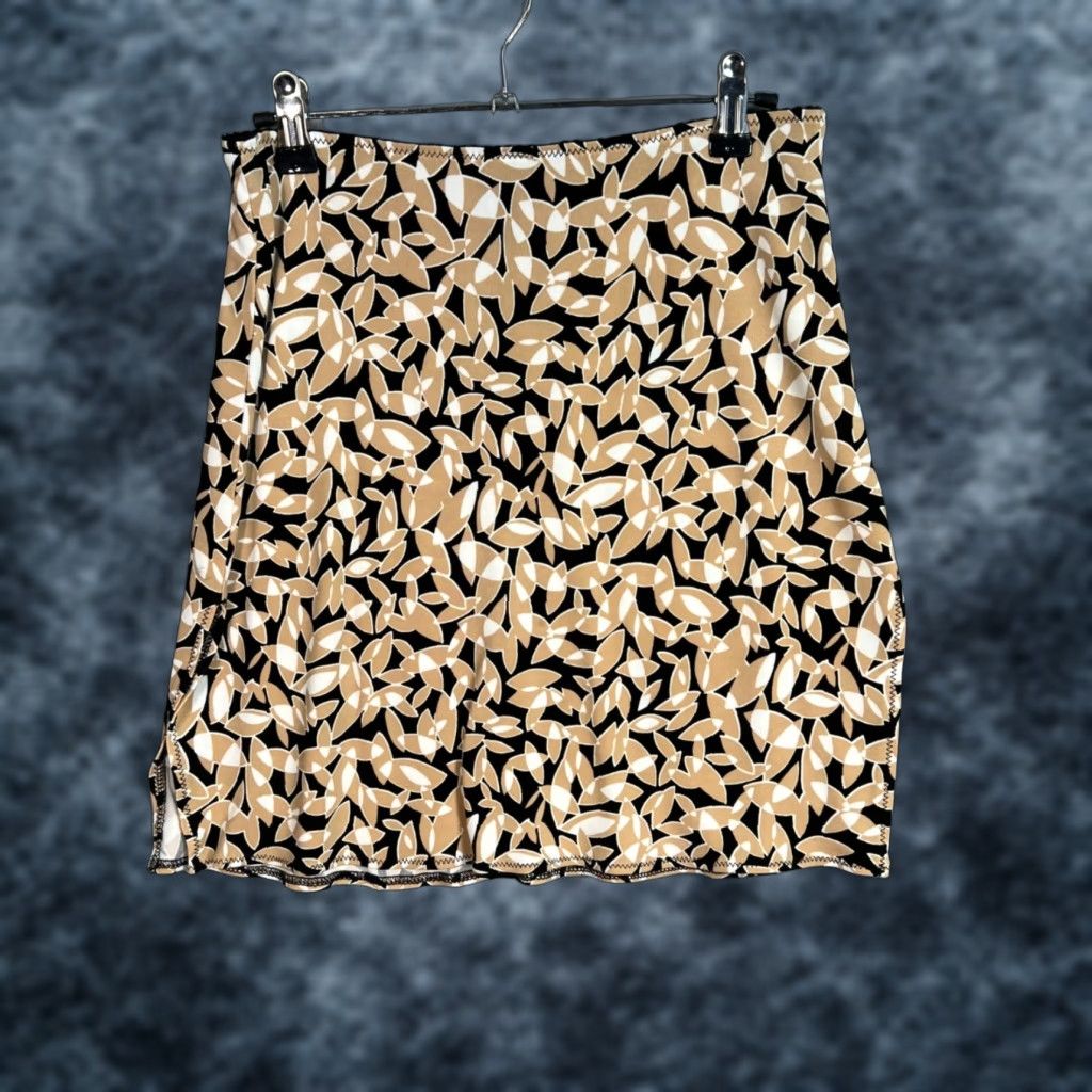 Gap Gap Womens Skirt XS Leaf Print Mini Rayon Geometric Pattern Size 26" / US 2 / IT 38 - 1 Thumbnail