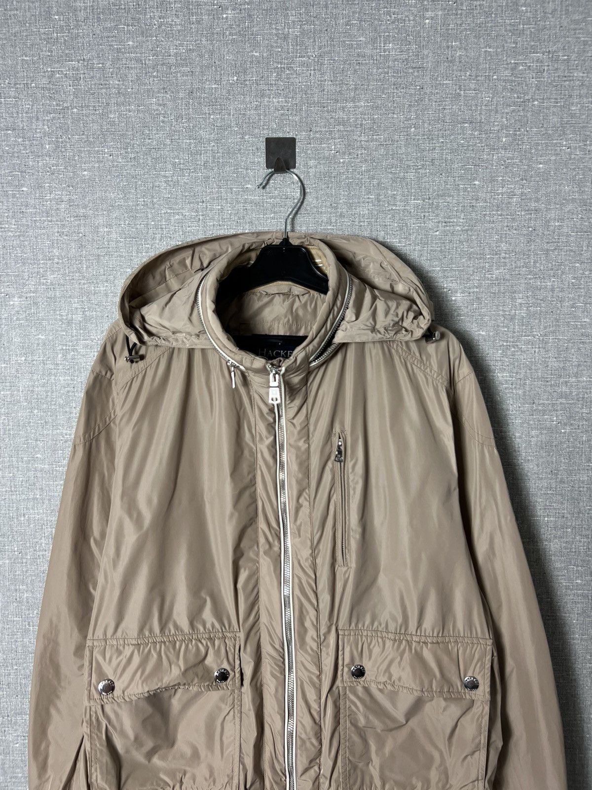 Hackett Hackett London Nylon Jacket Windbreaker Size US XL / EU 56 / 4 - 3 Thumbnail