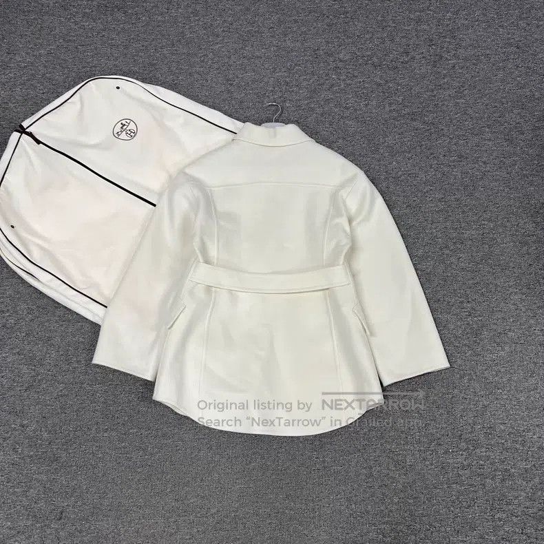Hermes Hermes Equestrian Three-Button Notched Lapel Coat Size S / US 4 / IT 40 - 2 Thumbnail