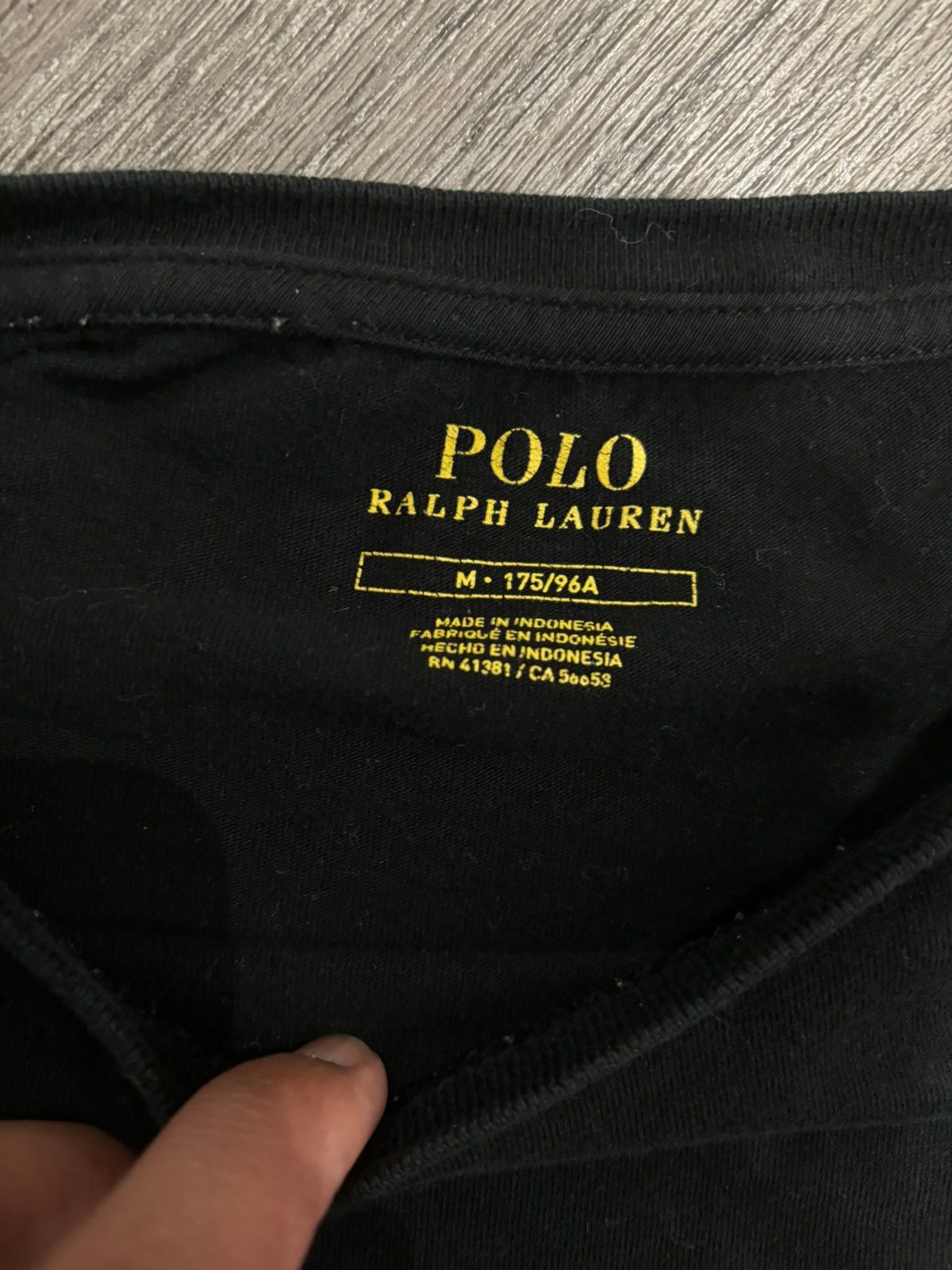 Polo Ralph Lauren × Vintage Black Polo Ralph Lauren Shirt Size US M / EU 48-50 / 2 - 3 Thumbnail
