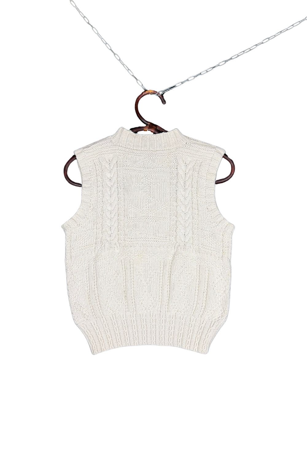Polo Ralph Lauren Polo Sport Ralph Lauren Hand-Knit Cable Vest – SS96 Size M / US 6-8 / IT 42-44 - 2 Thumbnail