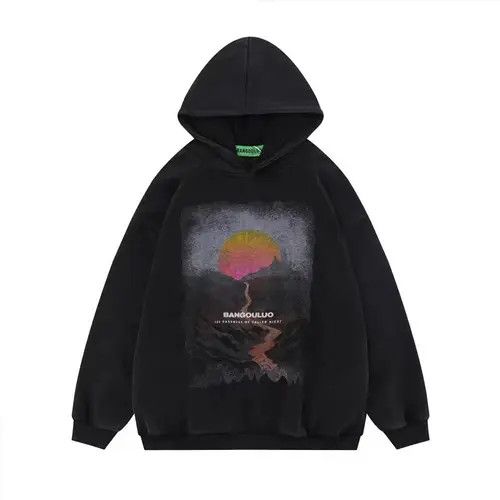 VIBE Street Hip Hop Vintage Loose Hoodie Size US M / EU 48-50 / 2 - 7 Thumbnail