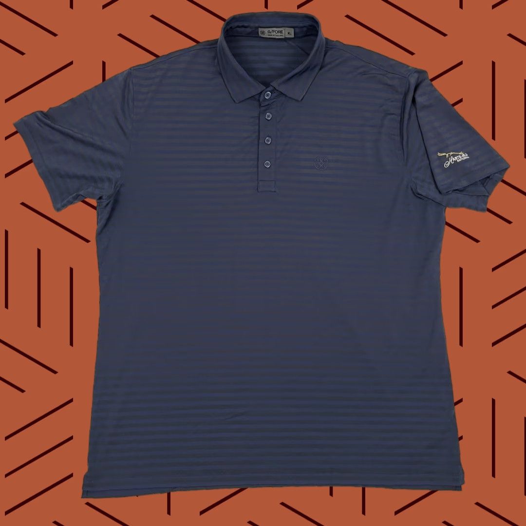 G/FORE G/FORE Polo Shirt Men XL Hartefeld National Country Club Golf Performance Active Size US XL / EU 56 / 4 - 1 Thumbnail