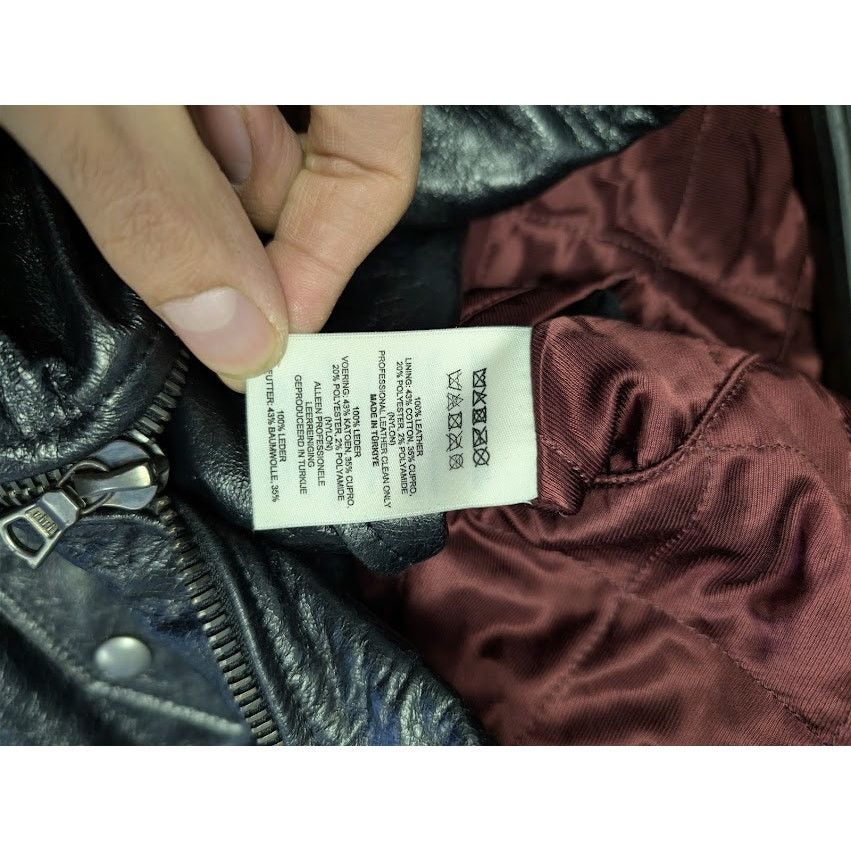 Dries Van Noten o1rshd1 Vintage Lodz Leather Biker Jacket in Black Size US M / EU 48-50 / 2 - 20 Thumbnail