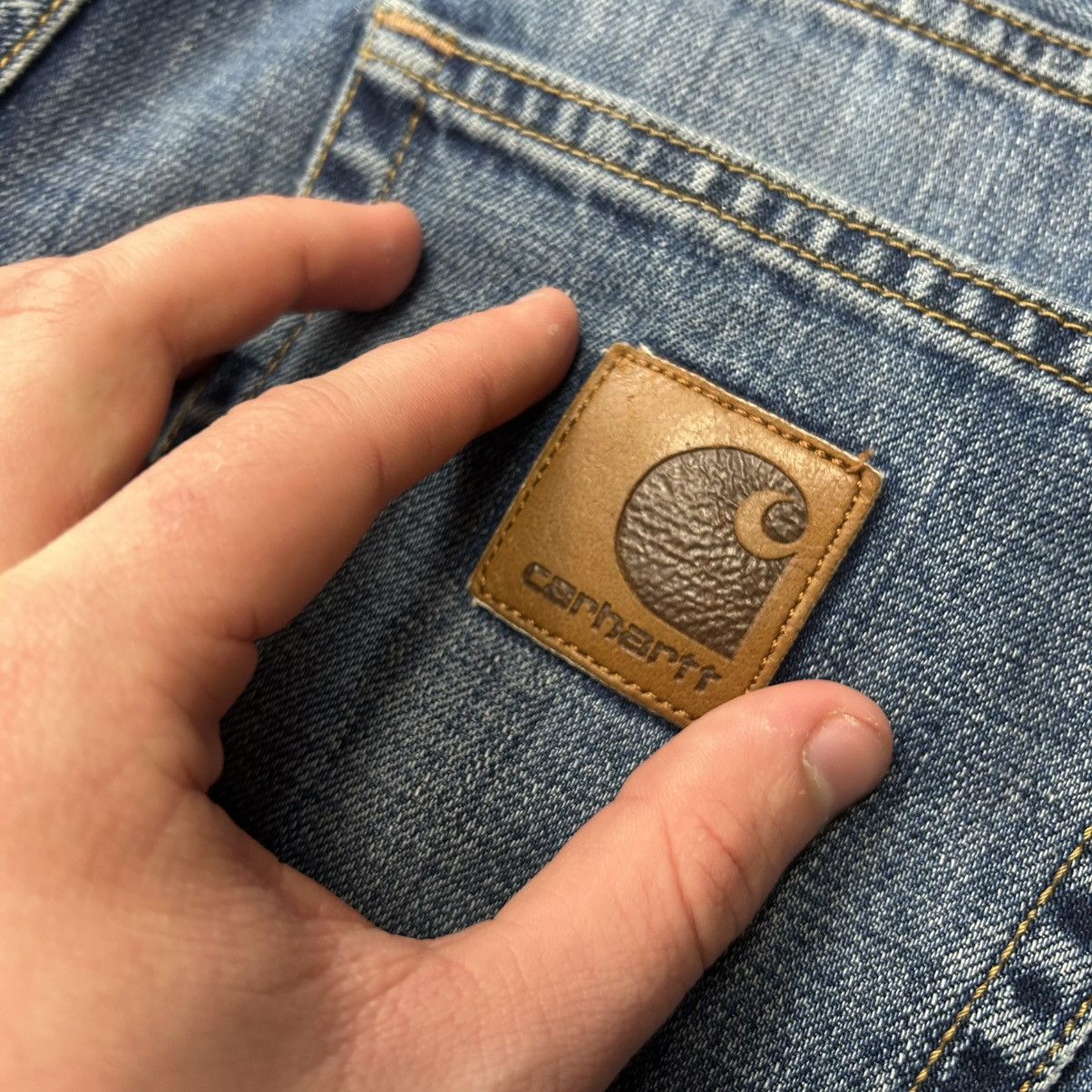 Carhartt Vintage Carhartt Patch logo Denim streetwear basic jeans Size US 30 / EU 46 - 6 Thumbnail
