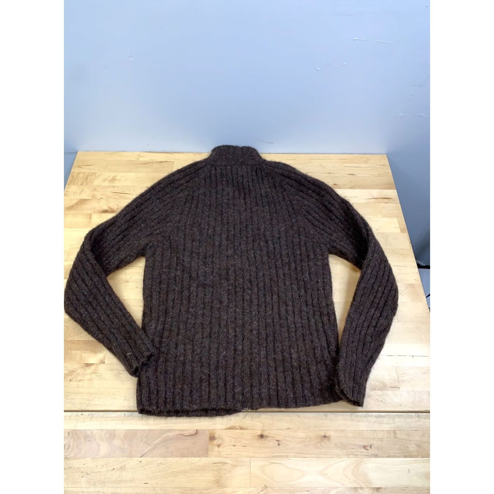 Vintage Rafaella Jacket Women S Brown Wool Full Zip Casual Pockets 13130 Service Measures like small Mens clarification missing Size S / US 4 / IT 40 - 7 Thumbnail