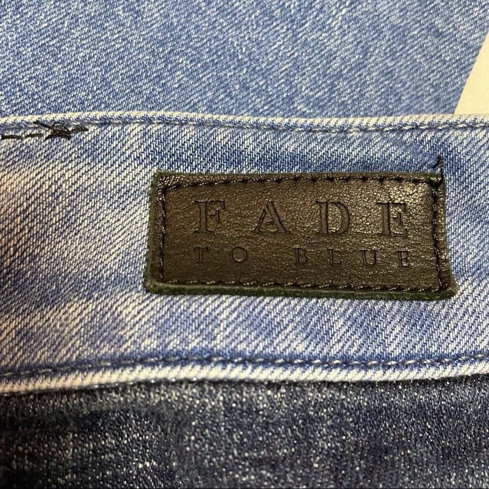 Other Fade to Blue Tri-Color Patchwork Slim Fit Jeans Size 28 Size 28" / US 6 / IT 42 - 7 Thumbnail