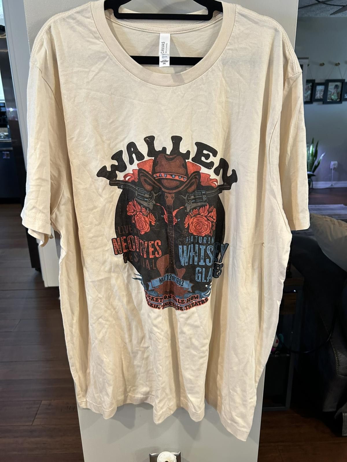 Wellensteyn Wallen Graphic Cowboy Print T-Shirt 2XL Size XXL / US 16-18 / IT 52-54 - 1 Thumbnail