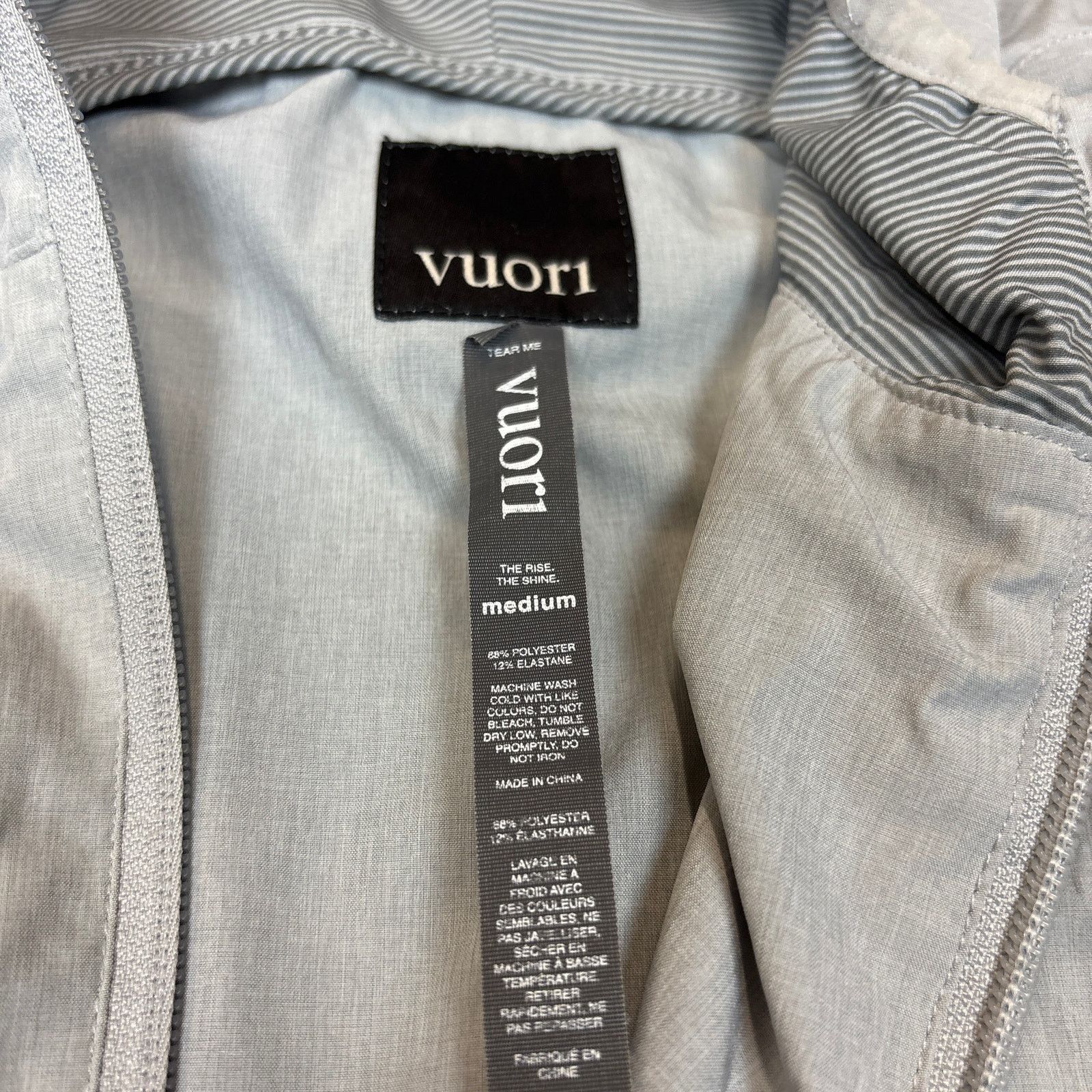 Vuori Vuori Outdoor Trainer Shell Full Zip Jacket Men's M Gorpcore Size US M / EU 48-50 / 2 - 4 Thumbnail