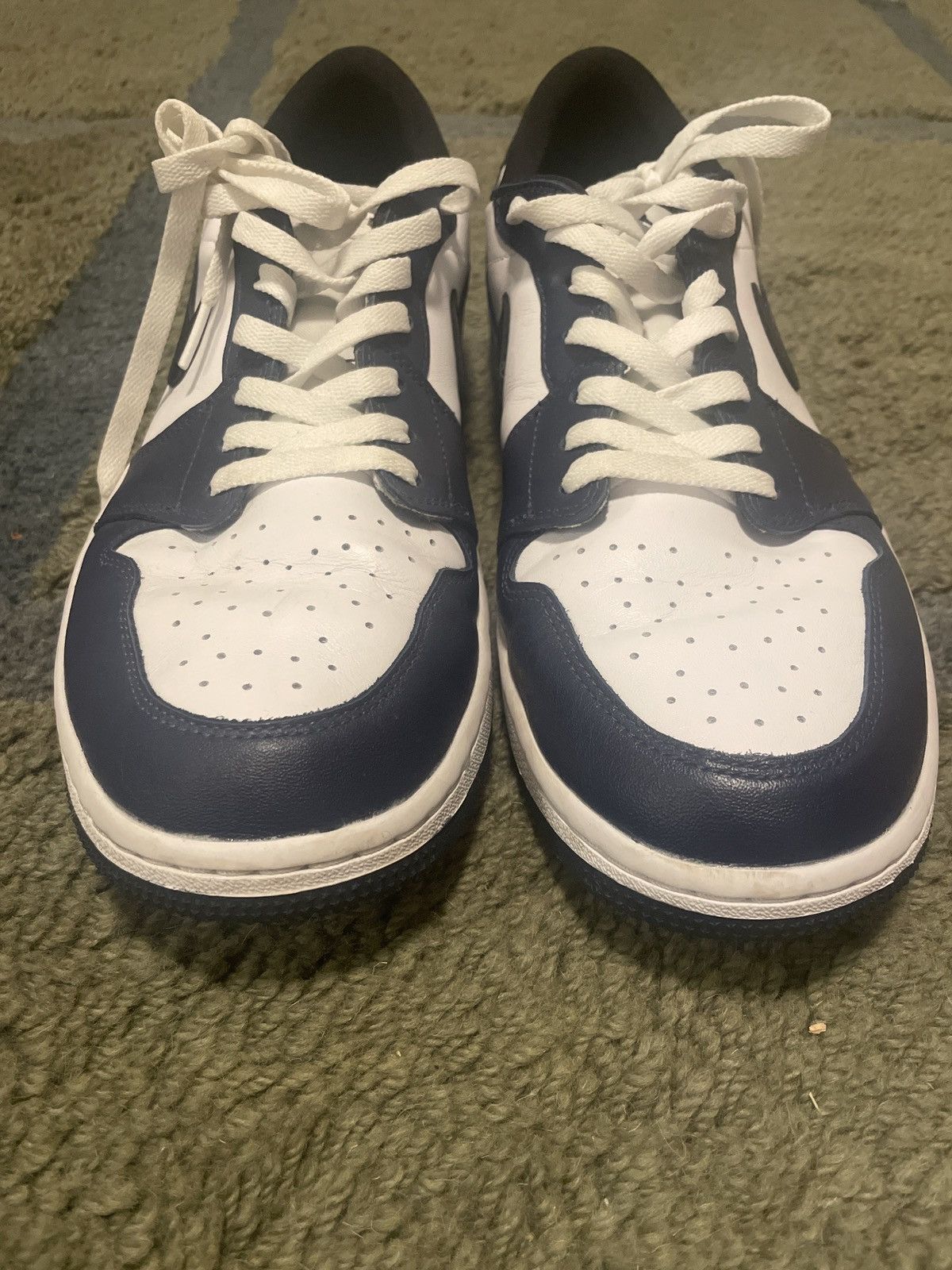 Jordan Brand Like New Jordan 1 Low OG Golf in Navy and White, size 13 Size US 13 / EU 46 - 4 Thumbnail