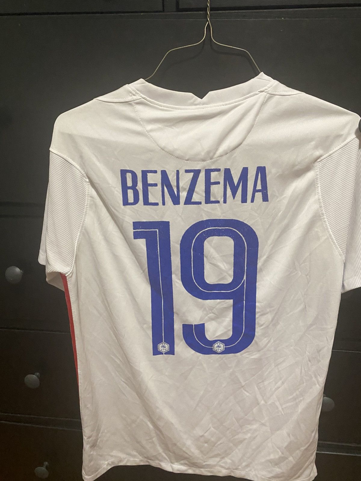 Nike Soccer Jersey France Benzema Size US S / EU 44-46 / 1 - 2 Thumbnail