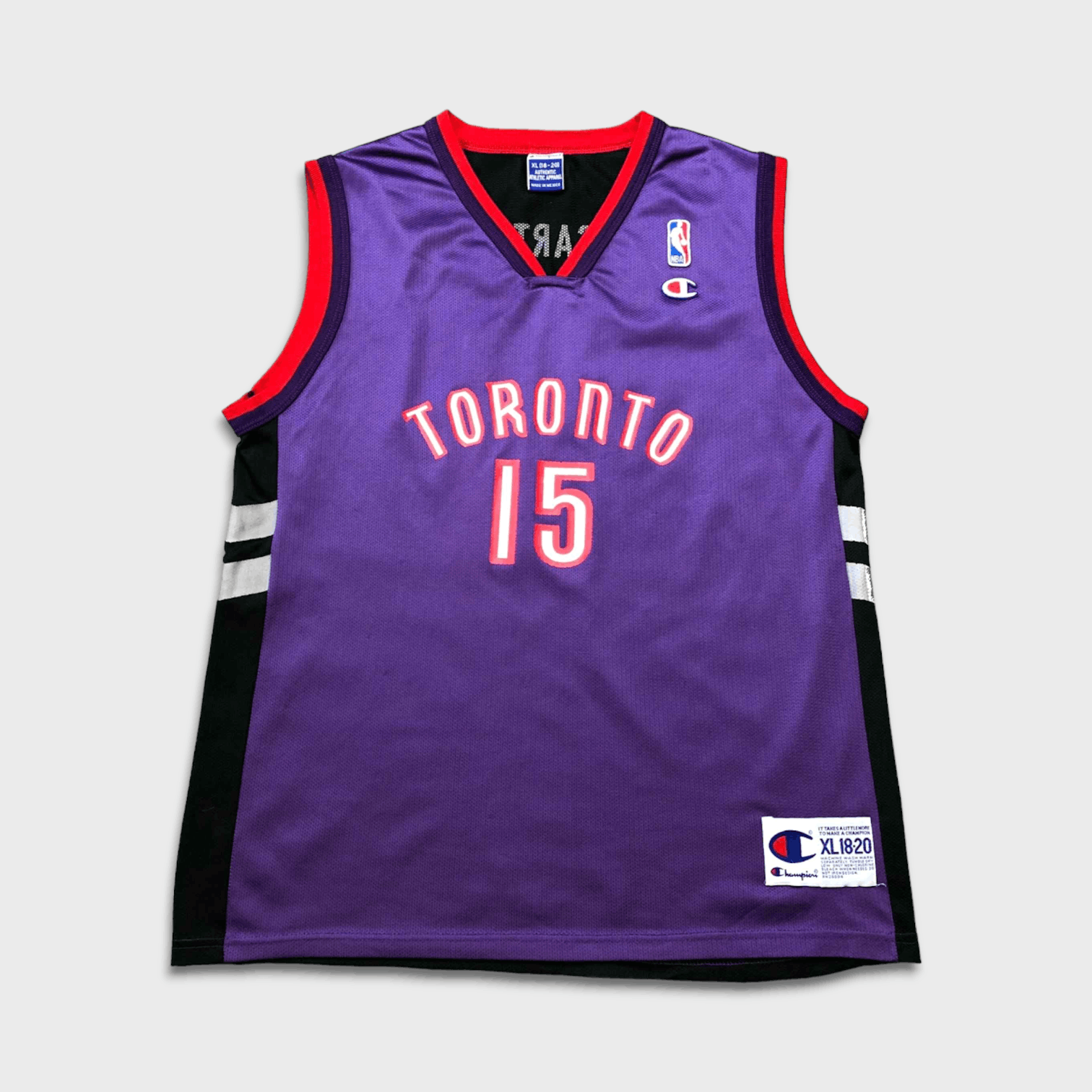 Champion 90s Champion Vince Carter Toronto Raptors Jersey Large NBA Size US L / EU 52-54 / 3 - 3 Thumbnail
