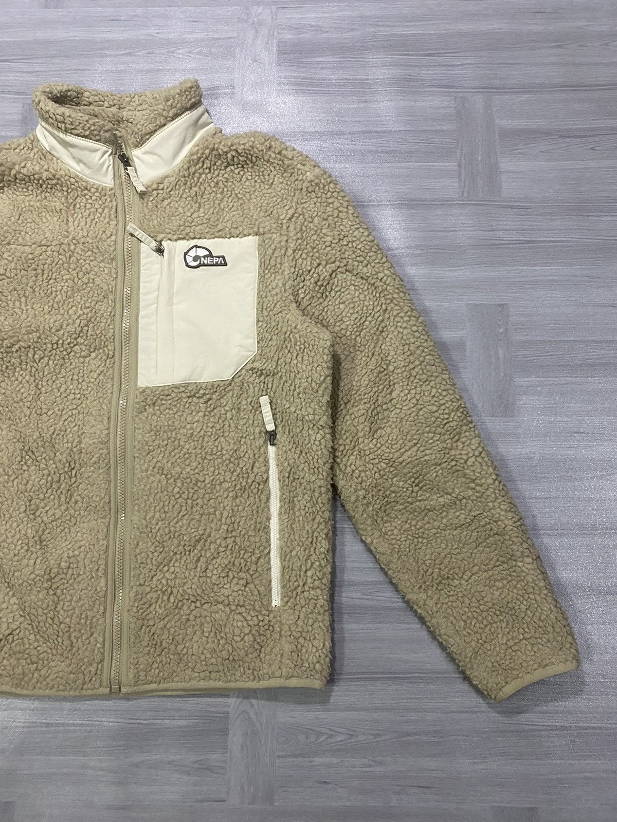 Japanese Brand Nepa Sherpa Fleece Jacket Size US XS / EU 42 / 0 - 4 Thumbnail