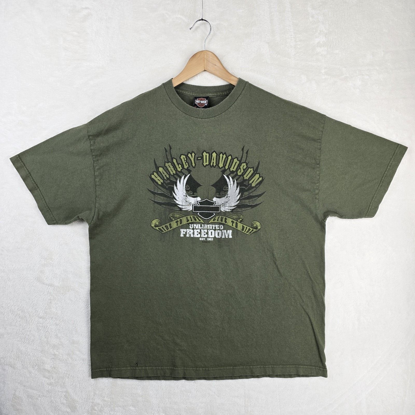 Harley Davidson Vtg Harley Davidson Motorcycle Historic Factory Shirt XXL Size US XXL / EU 58 / 5 - 2 Thumbnail