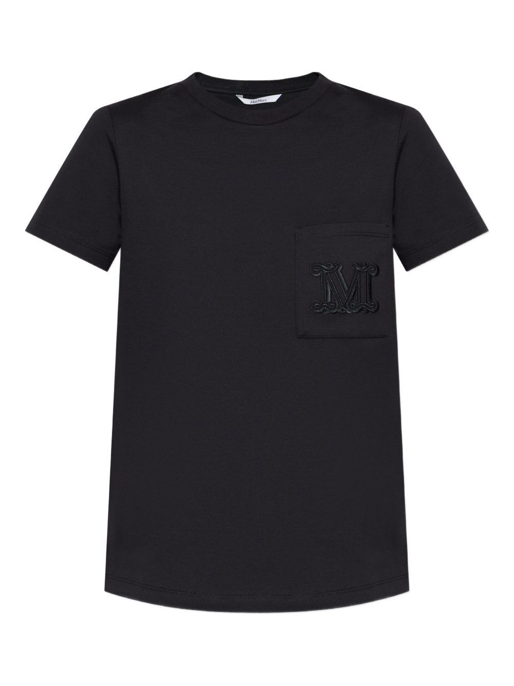 Max Mara COTTON T-SHIRT WITH LOGO Size XS / US 0-2 / IT 36-38 - 1 Thumbnail