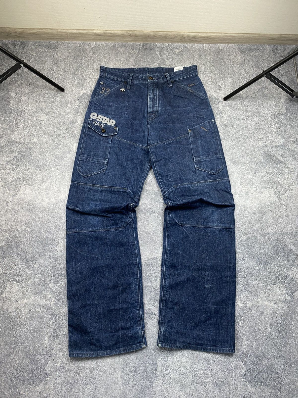 G-Star × Japanese Brand × Vintage Vintage G-Star Raw 96 Elwood Japanese Pants Size US 32 / EU 48 - 1 Thumbnail