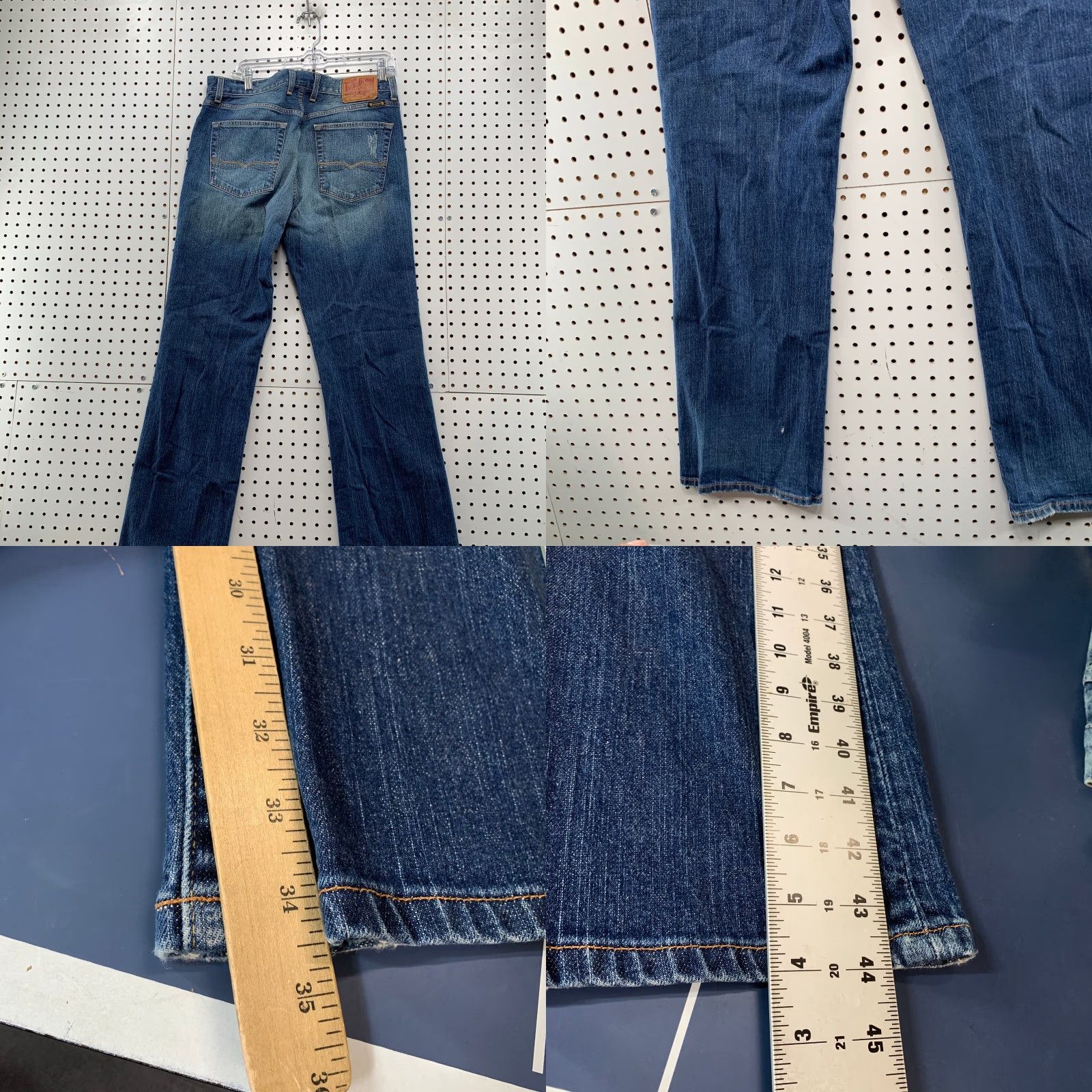 Lucky Brand VINTAGE Lucky Brand Denim Jeans Mens 34 Blue Miners Slim Fit Gene Montesano Jeans Mens 34 Blue Slim Bootcut Size US 34 / EU 50 - 8 Thumbnail