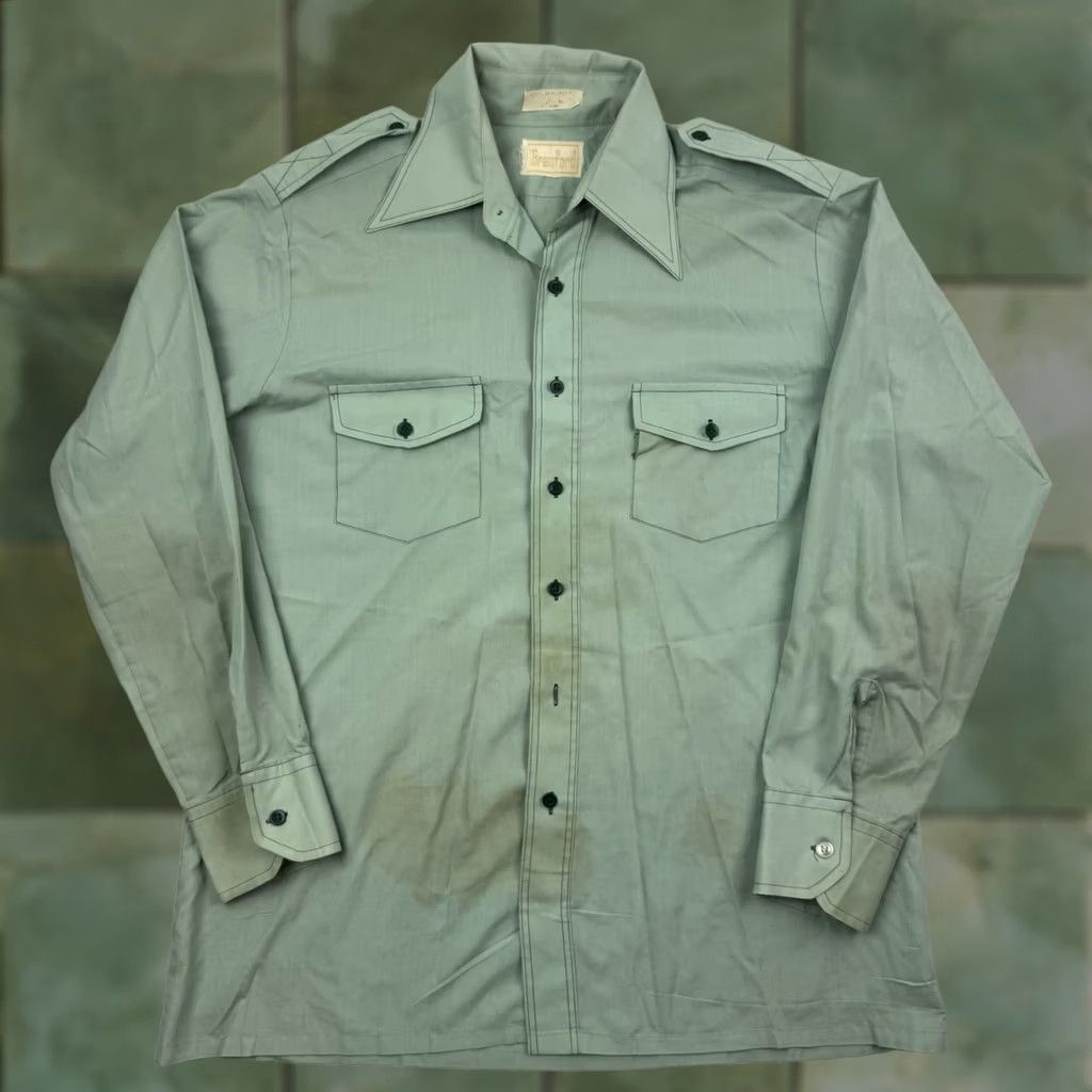 Vintage VINTAGE Bradford Western Button-Up Shirt Adult Large Green 70s Cowboy Mens Size US L / EU 52-54 / 3 - 1 Thumbnail