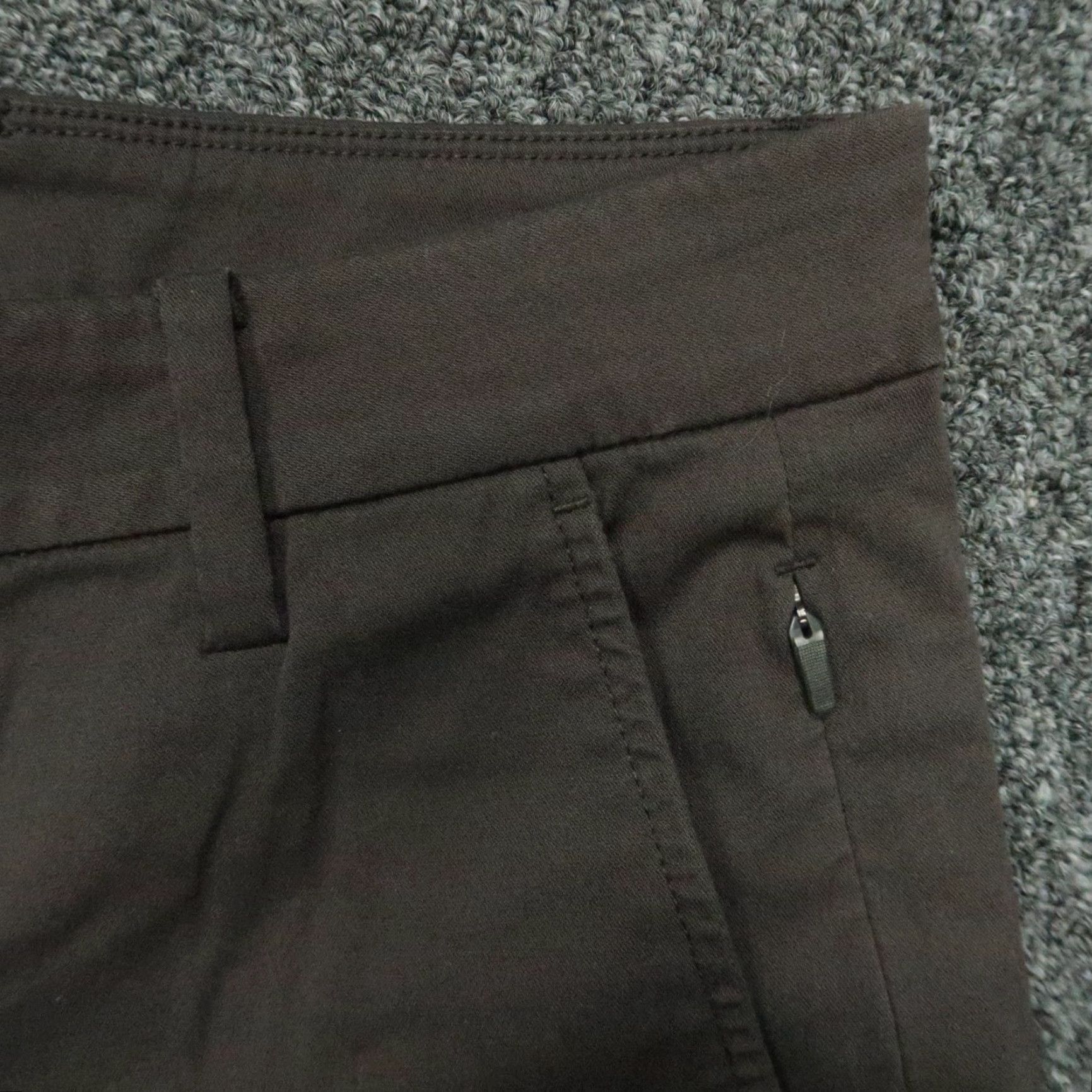 Vintage Birddogs Pants Mens 30x30 Gray Stretch Khakis Stretch Chino Zip Pockets Lined 5-Pocket Design Size US 30 / EU 46 - 3 Thumbnail