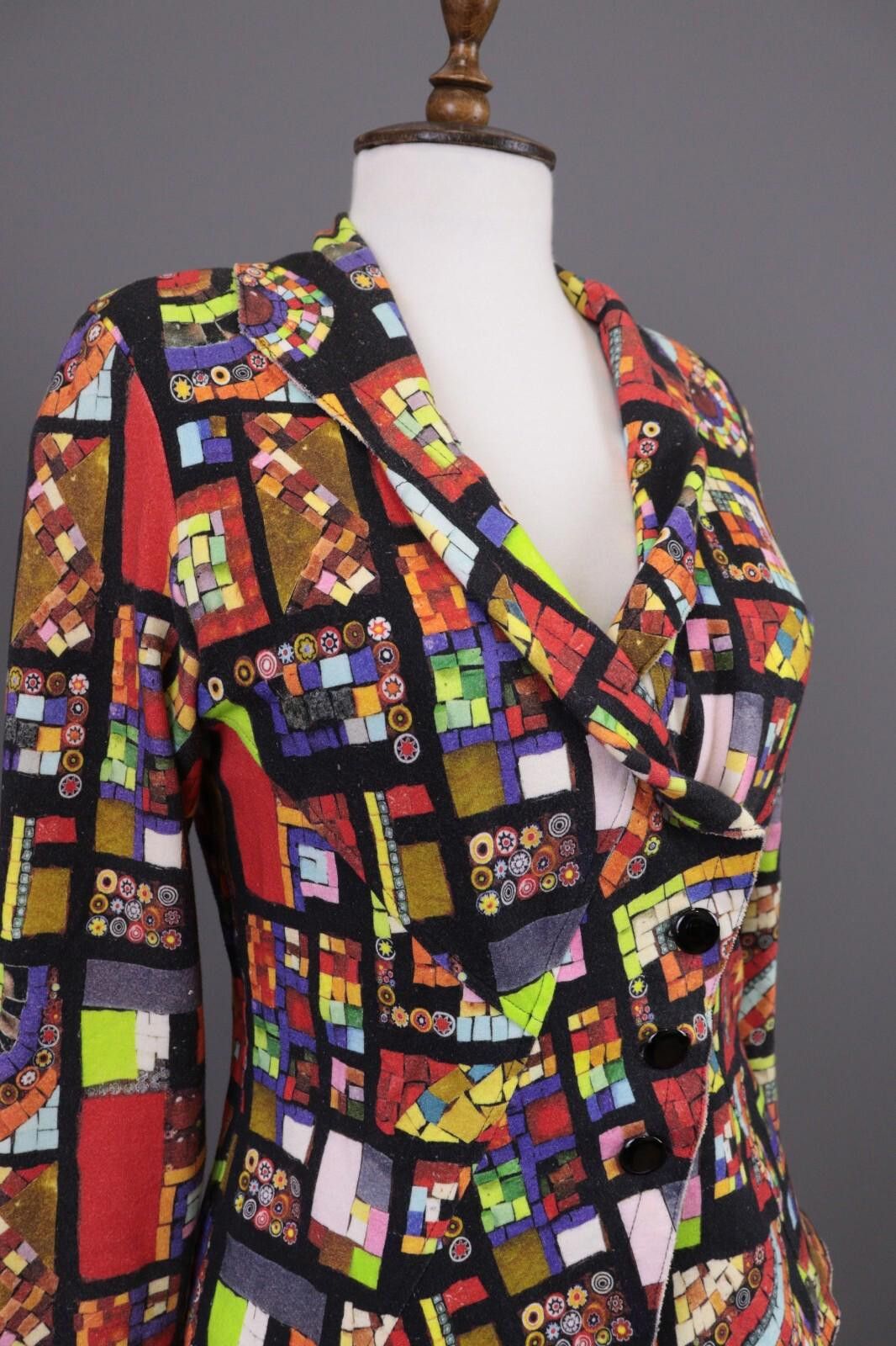 Designer Aventures des Toiles Aztec Blazer Jacket Size 38 / M Size M / US 6-8 / IT 42-44 - 6 Thumbnail