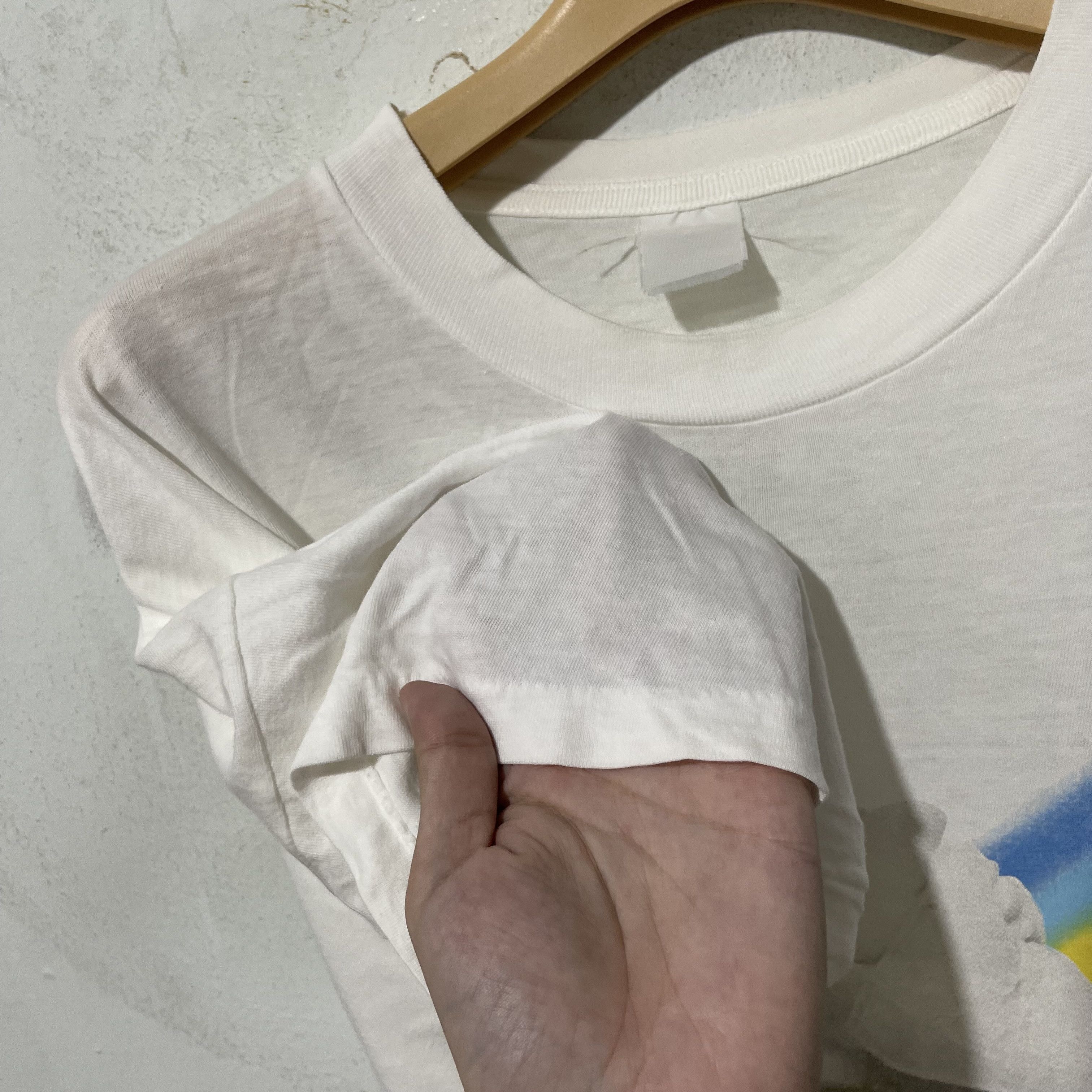 Vintage Vintage 90s Für’s Herz Rainbow Heart T-Shirt Size US XL / EU 56 / 4 - 4 Thumbnail