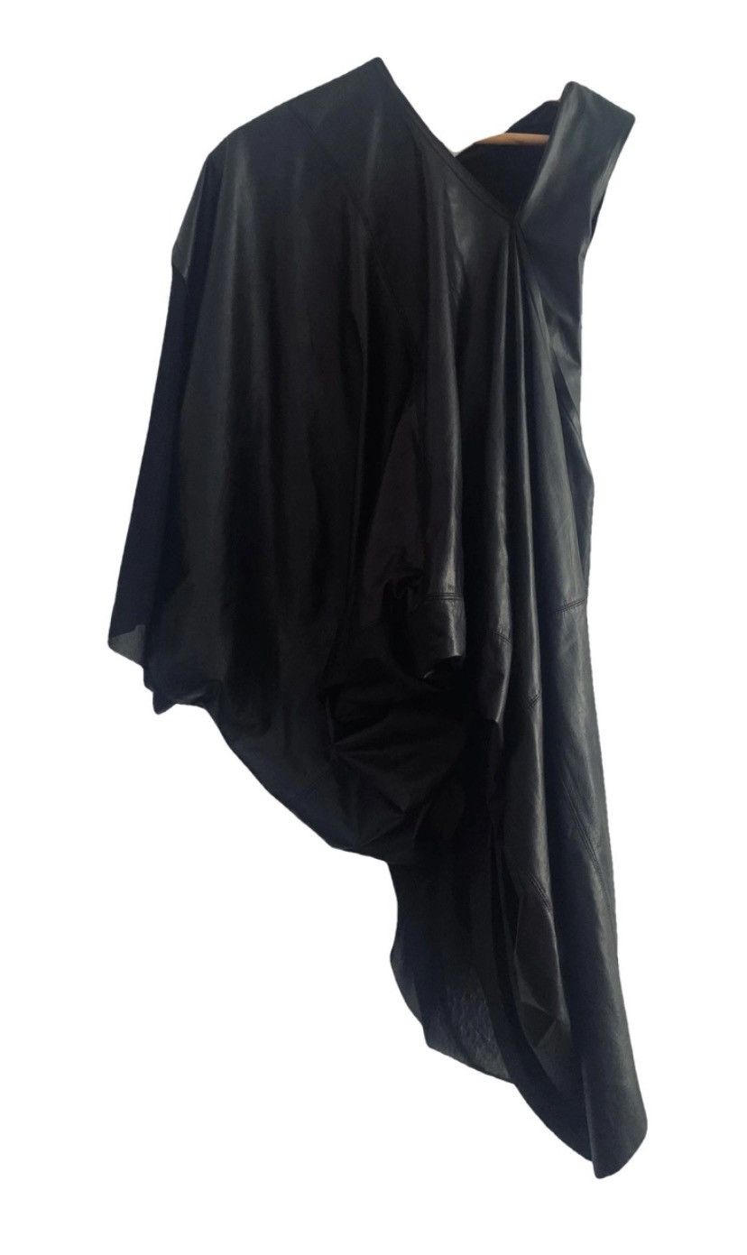 Junya Watanabe Iconic asymmetric Leather top/tunic AW 2011 Size S / US 4 / IT 40 - 1 Thumbnail