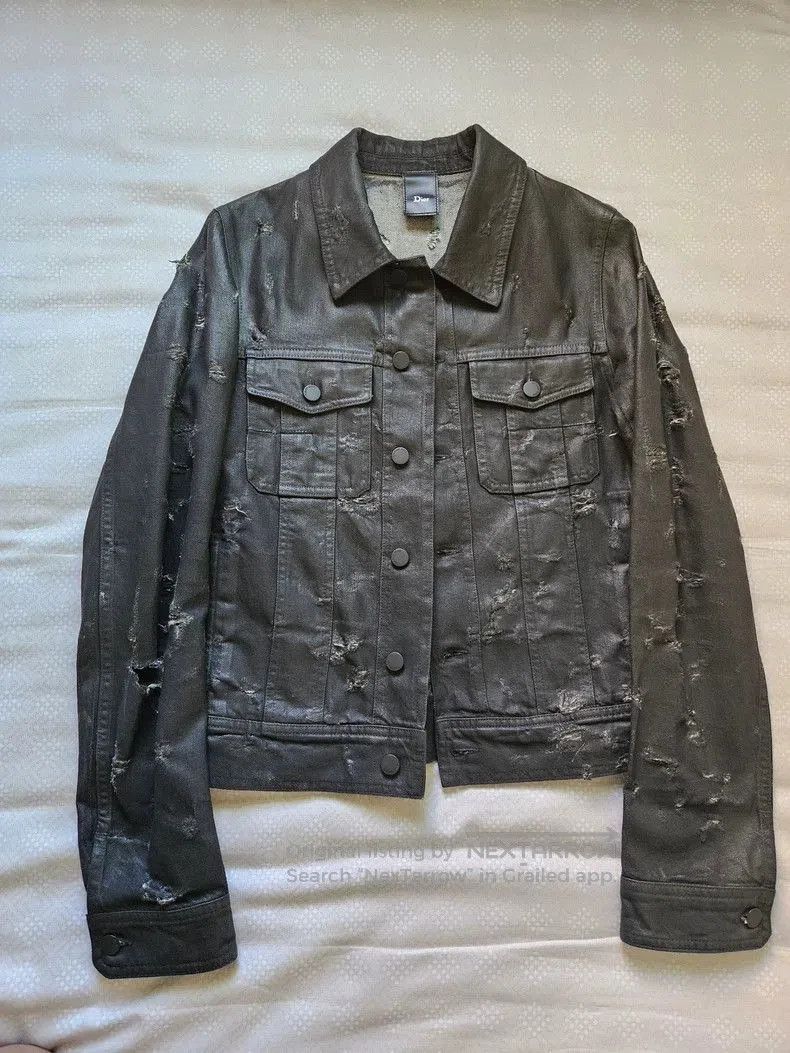 Hedi Slimane Dior Homme Distressed Denim Jacket. Size US S / EU 44-46 / 1 - 3 Thumbnail