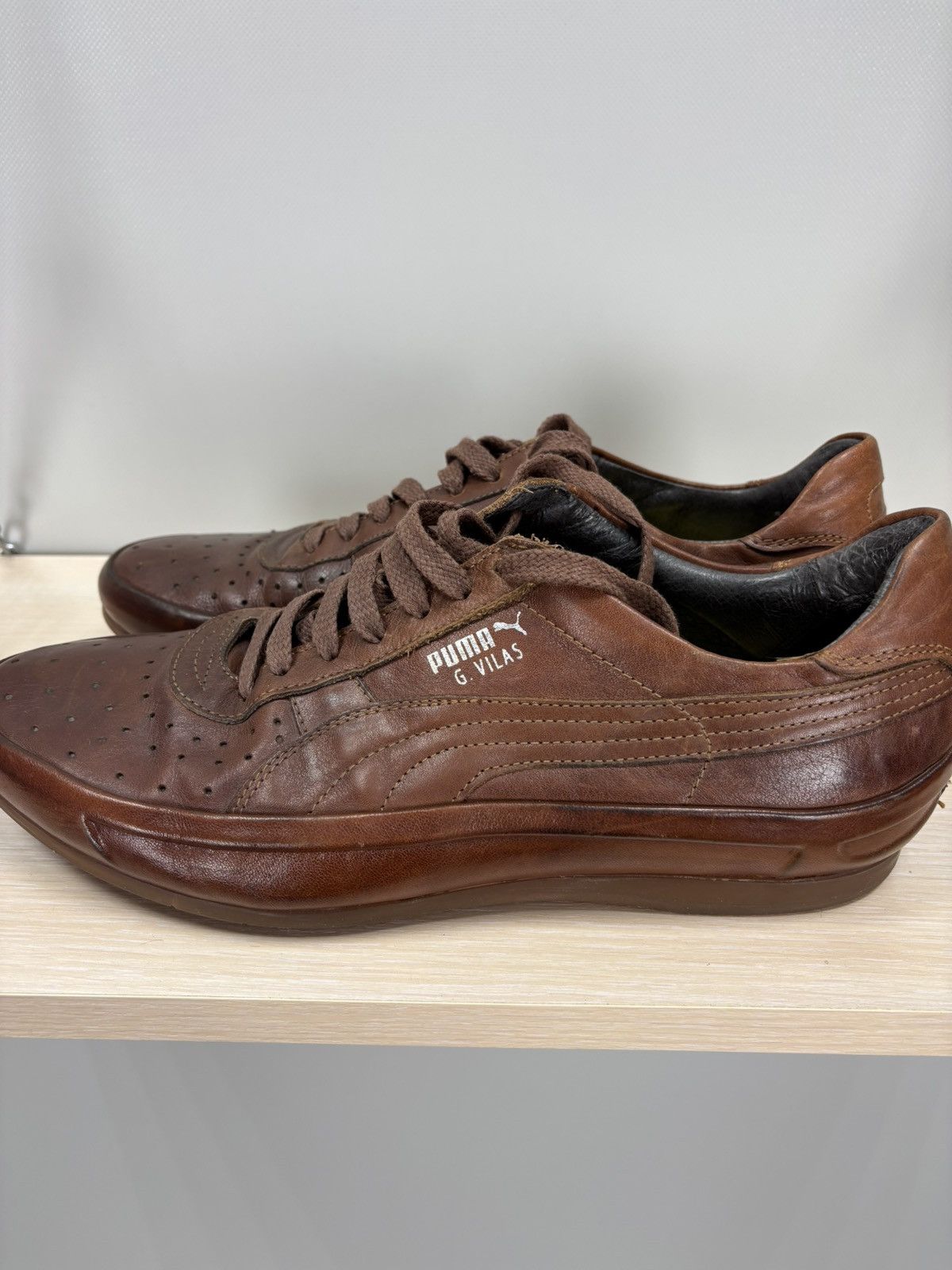 Puma Mens vintage limited leather sneakers Puma G.Vilas 96 Hours Size US 9 / EU 42 - 5 Thumbnail