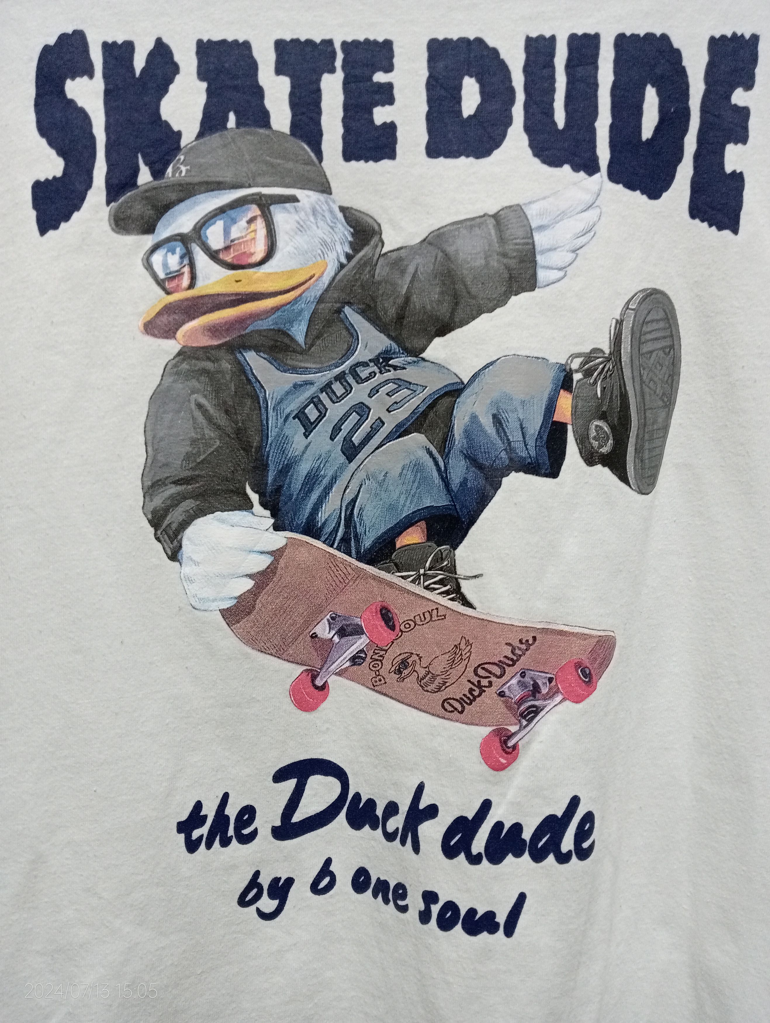 Duck Head Skate Dude by B One Soul Long Sleeve Tshirt Size US M / EU 48-50 / 2 - 3 Thumbnail