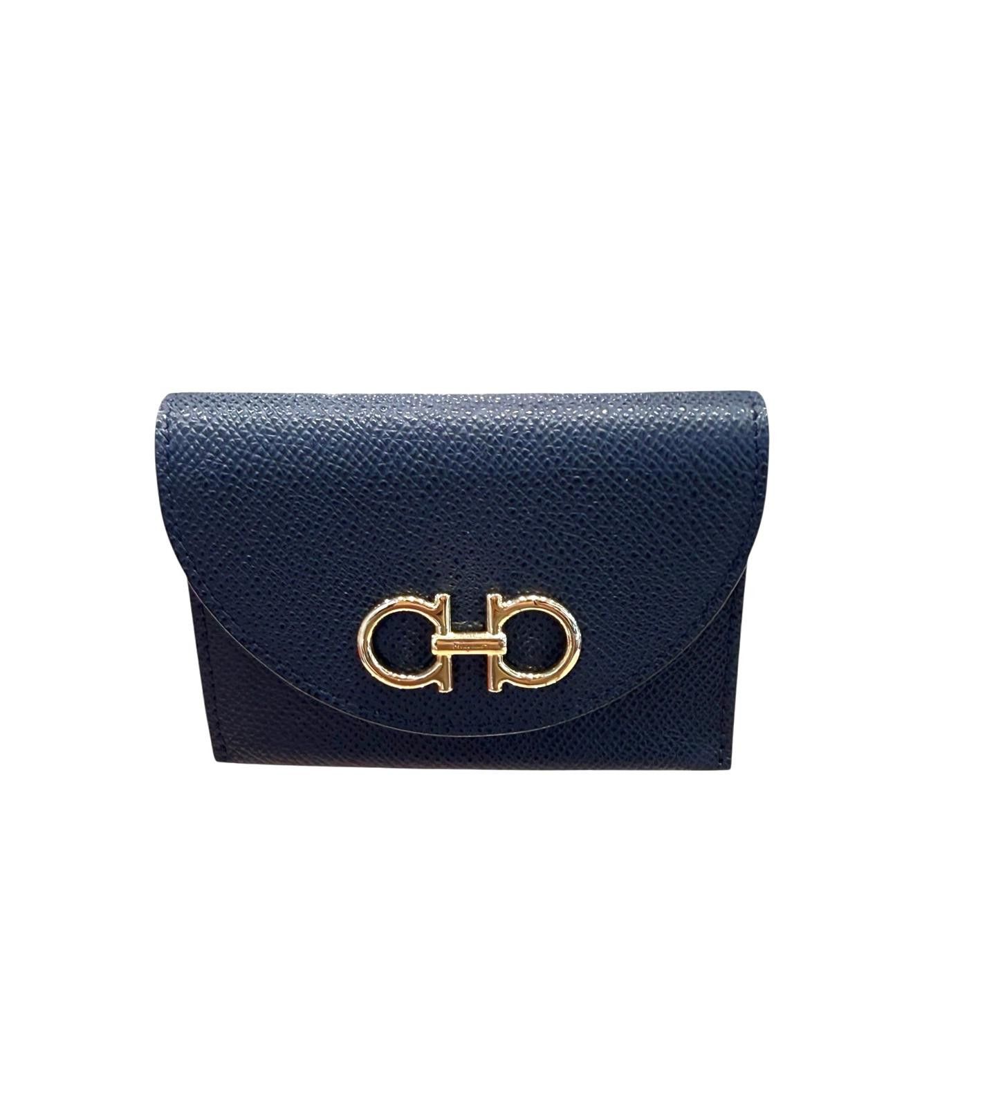 Salvatore Ferragamo Ferraragamo Leather Card Wallet Size ONE SIZE - 1 Thumbnail
