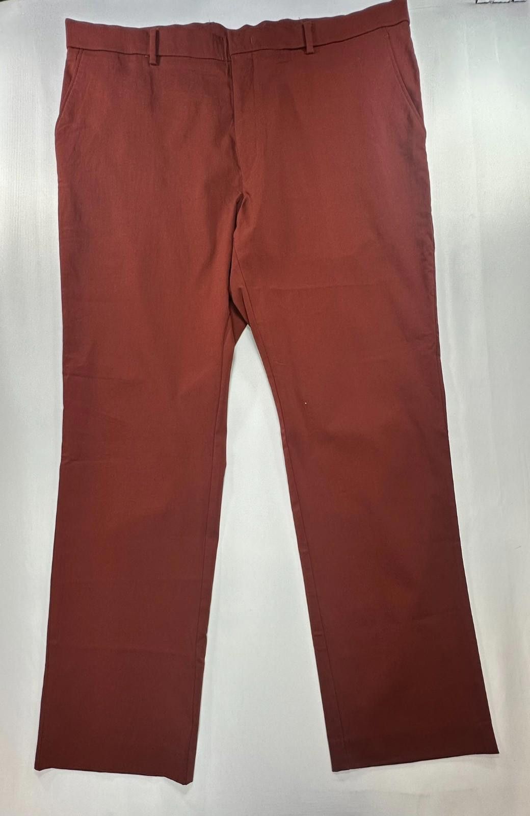 Tommy Hilfiger Tommy Hilfiger Flat Front Straight Leg Chinos Red Mens 42/30 Size US 42 / EU 58 - 1 Thumbnail