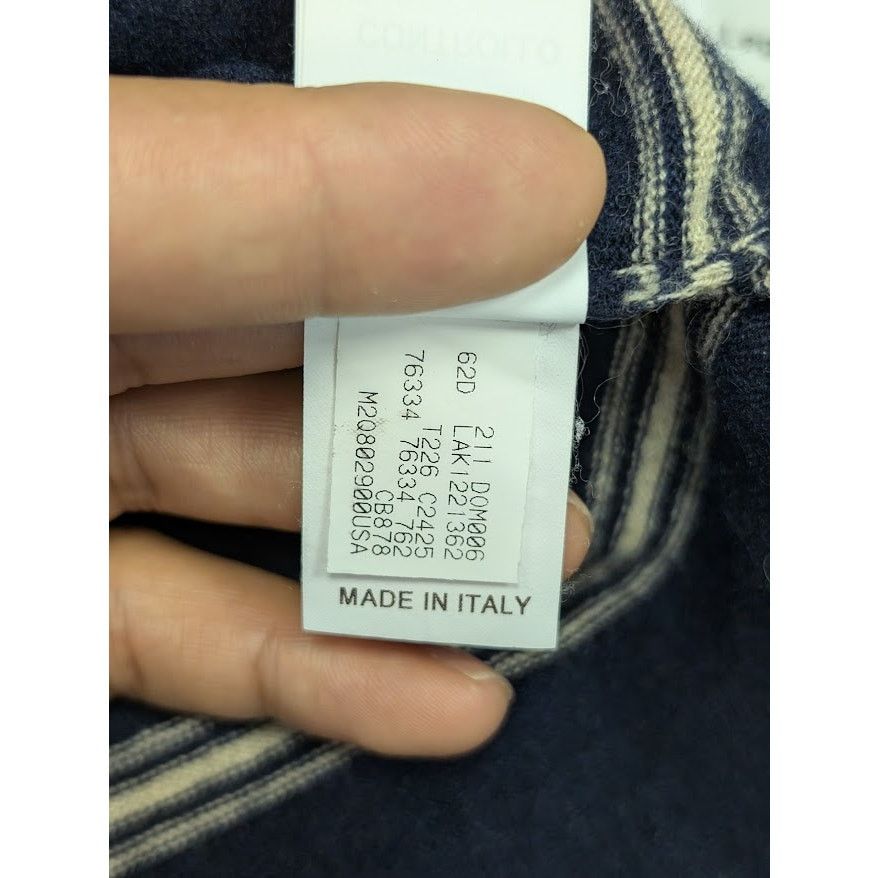 Brunello Cucinelli o1rshd1 CC20 Cashmere Sweater Striped Luxury in Blue Size US M / EU 48-50 / 2 - 13 Thumbnail