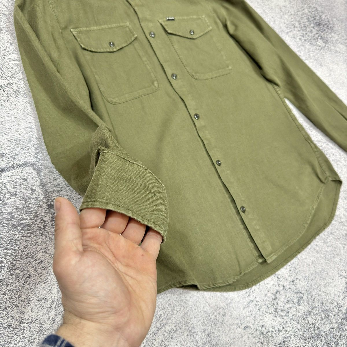 Designer × G-Star G-Star RAW Olive Marine Slim Shirt M size Size US M / EU 48-50 / 2 - 4 Thumbnail