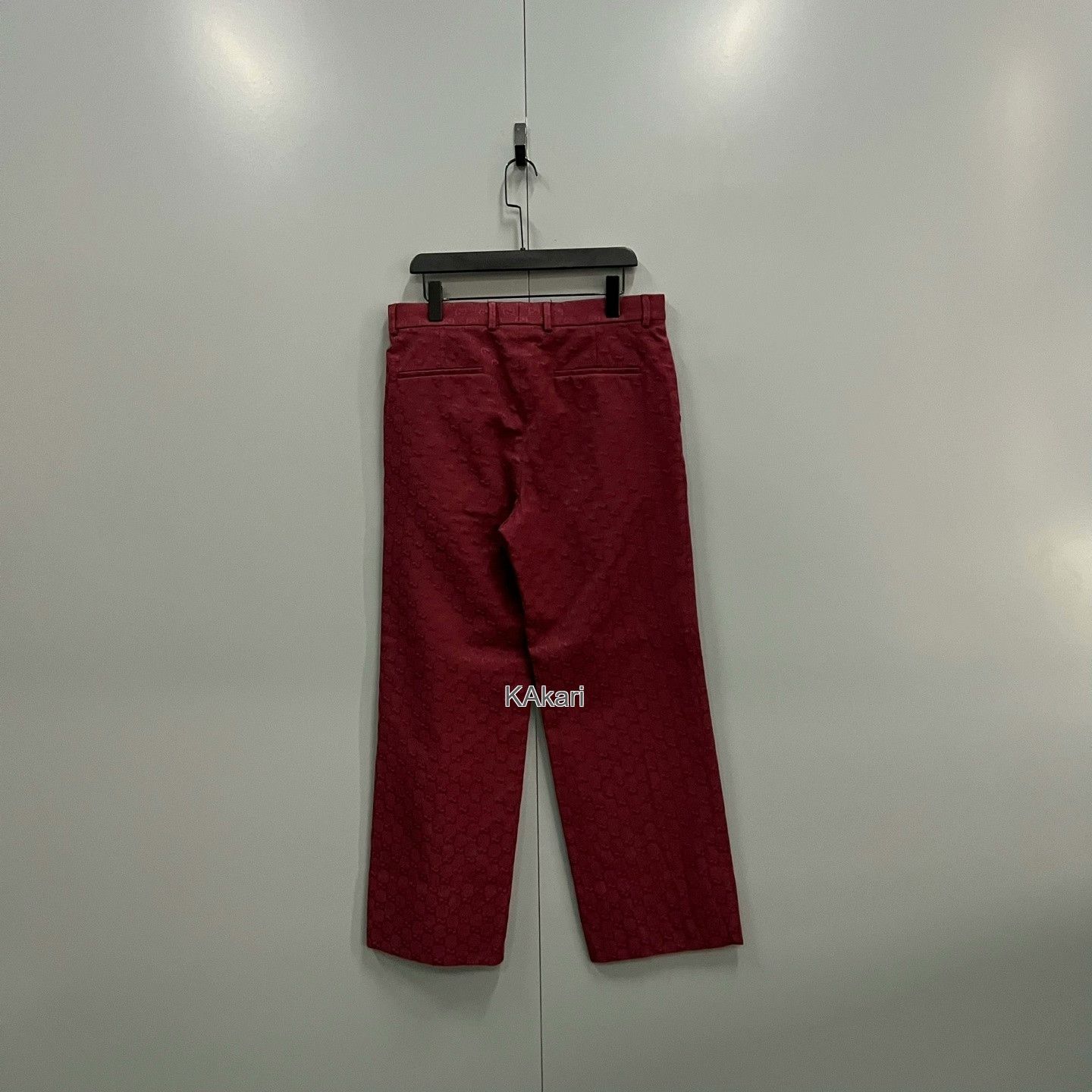 Gucci Gucci 2024 Fall/Winter Red GG Print Pants Size US 32 / EU 48 - 2 Thumbnail