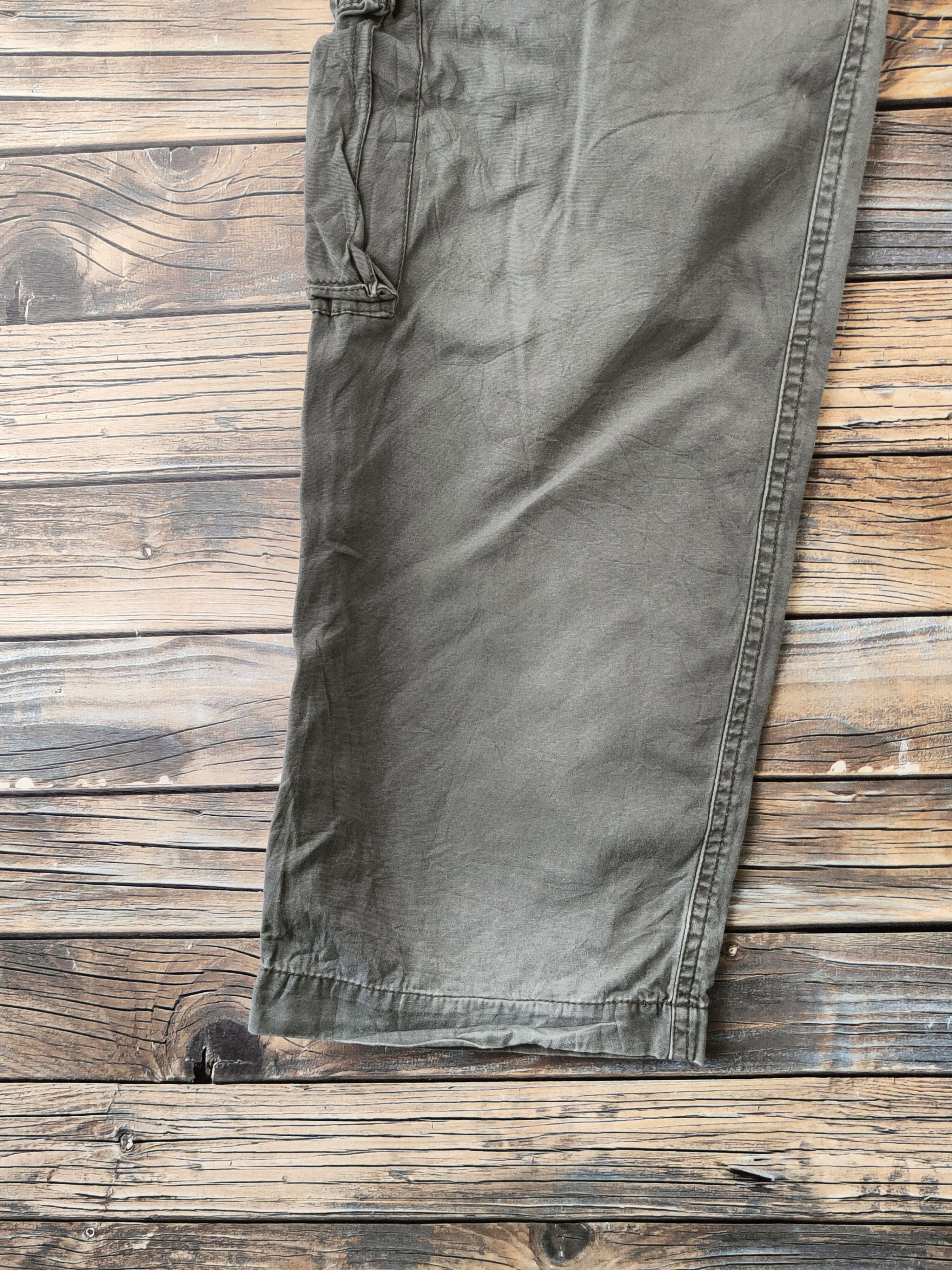 Surplus Research DL Surplus Green Multipocket Cargo Pants #46-954 Size US 31 - 9 Thumbnail