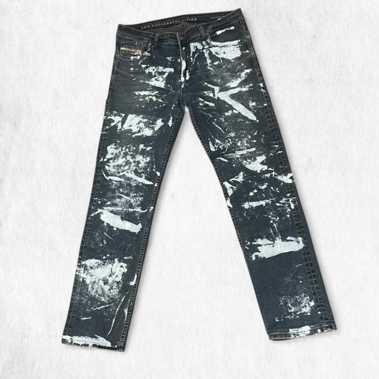 Diesel Diesel straight leg painted jeans custom Size US 34 / EU 50 - 1 Thumbnail