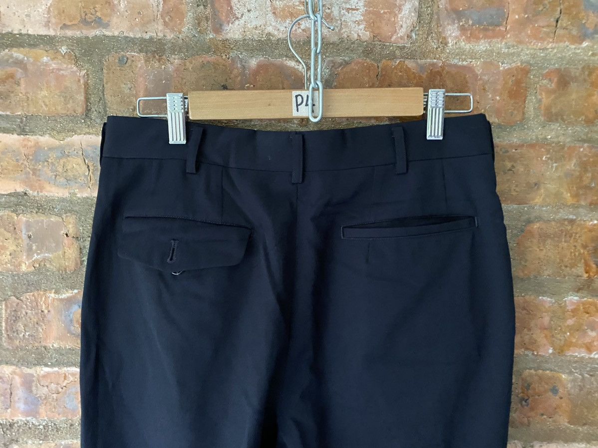 Comme des Garcons Homme Plus 1998 CDG Homme black wide baggy casual pants wool Size US 30 / EU 46 - 8 Thumbnail