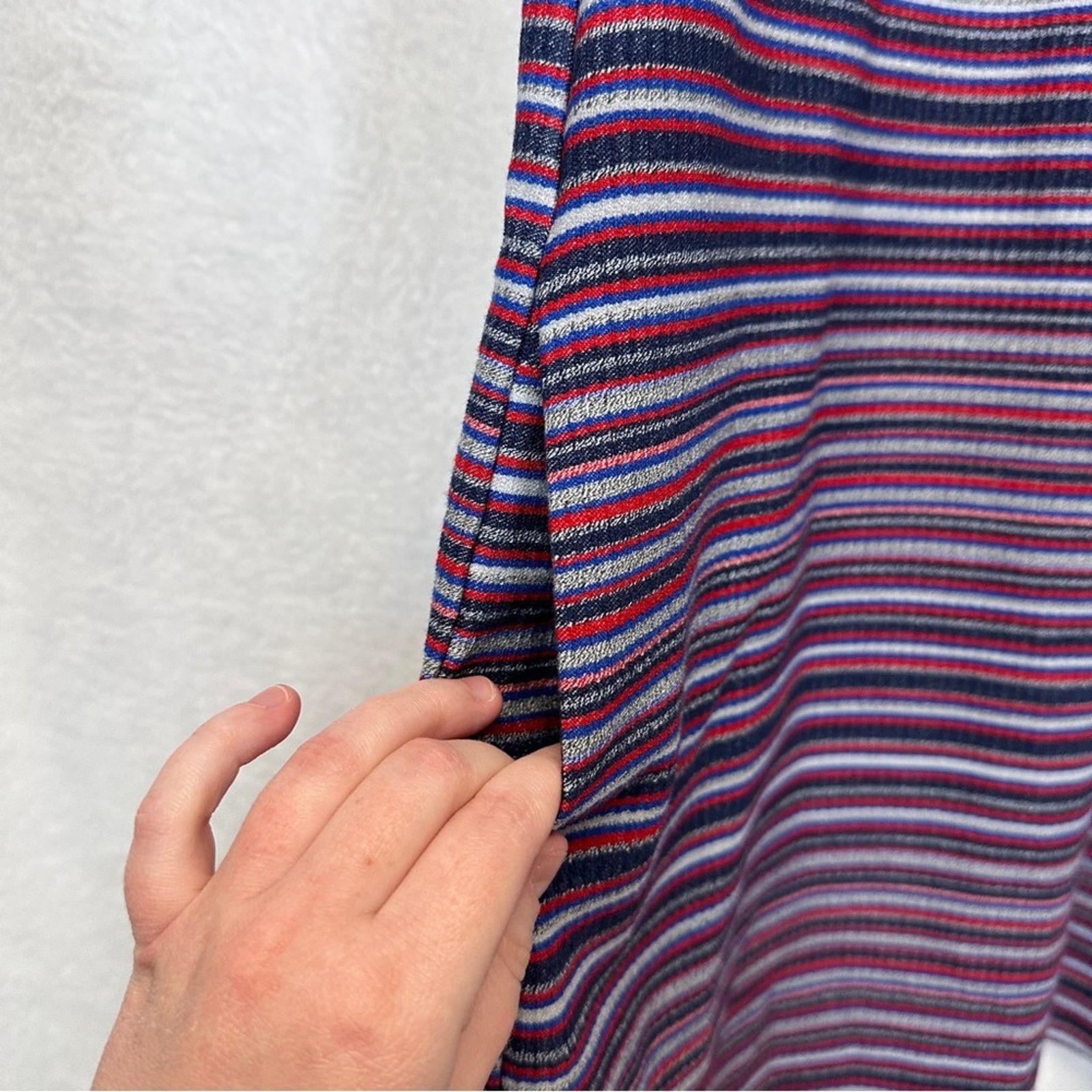 Zara Zara Purple Black Striped Collared Sleeveless Dress Size XS Size XS / US 0-2 / IT 36-38 - 4 Thumbnail