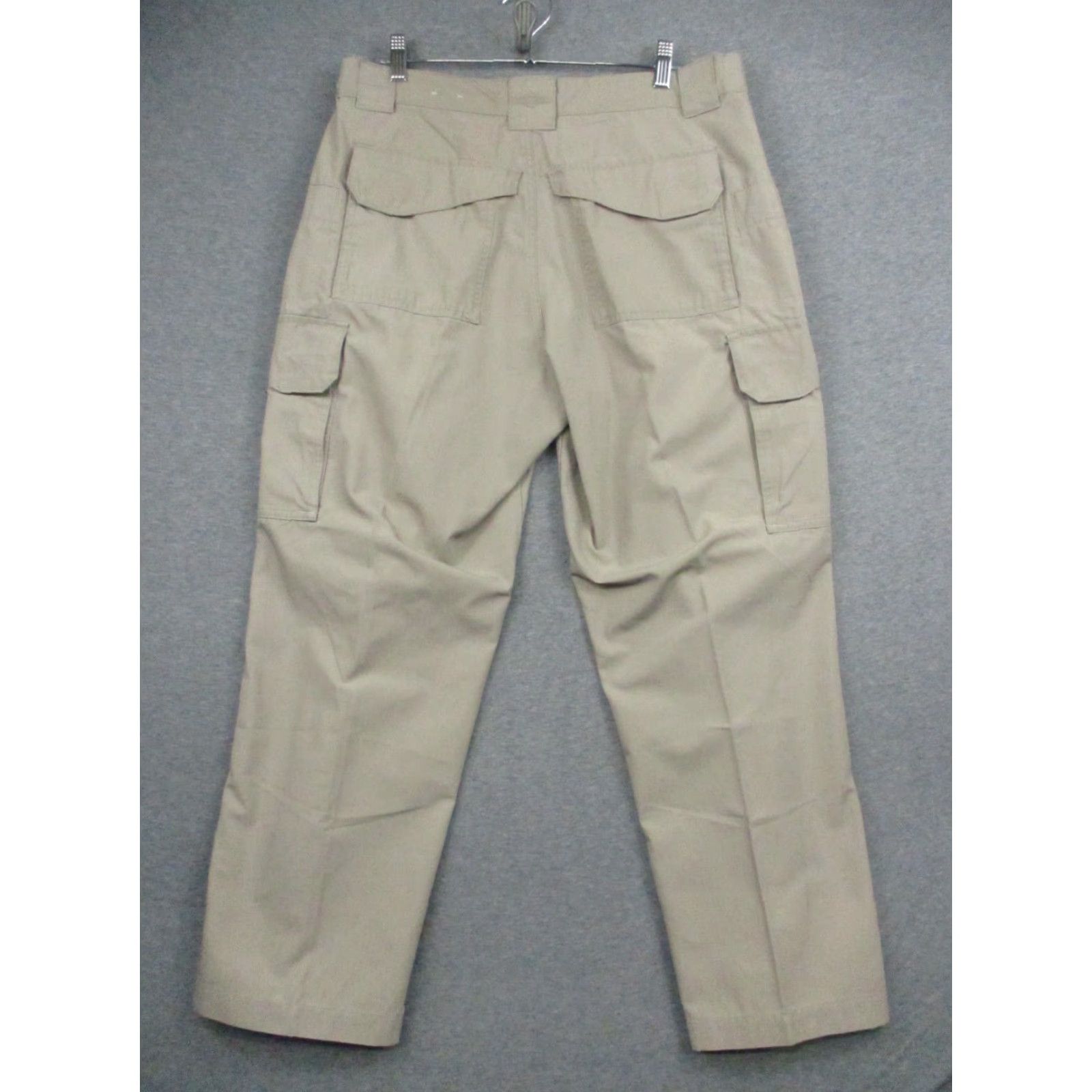 Vintage Tru-Spec Cargo Pants 34x30 Brown Stretch Military Police Tactical Rip Stop Pants Mens Size US 34 / EU 50 - 4 Thumbnail