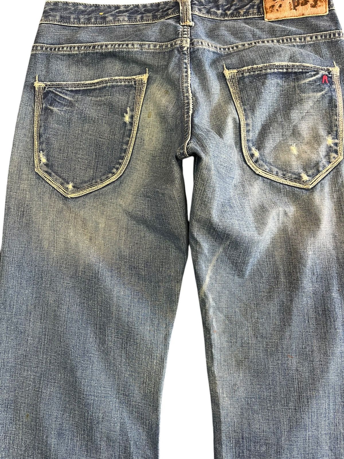 If Six Was Nine Vintage Replay Flare Faded Denim Size US 31 - 7 Thumbnail