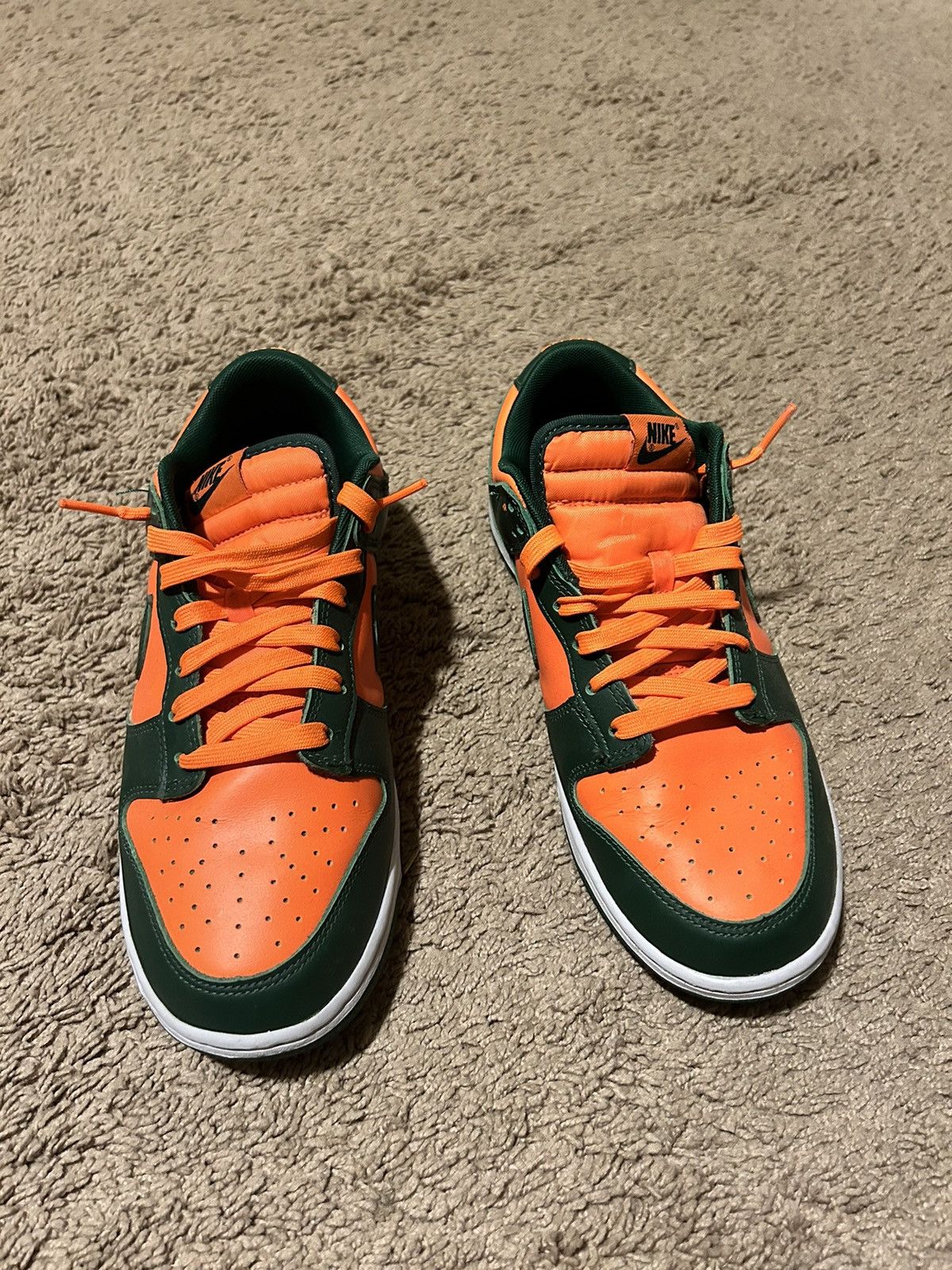 Nike Nike Dunk Low ‘Miami Hurricanes’ (M 9.5) Size US 9.5 / EU 42-43 - 6 Thumbnail