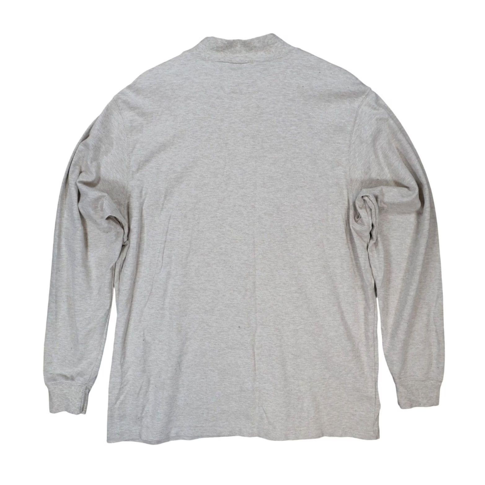 Roundtree & Yorke Roundtree & Yorke Shirt Mens XL Oatmeal Long Sleeve Cotton Mock Neck Size US XL / EU 56 / 4 - 2 Thumbnail