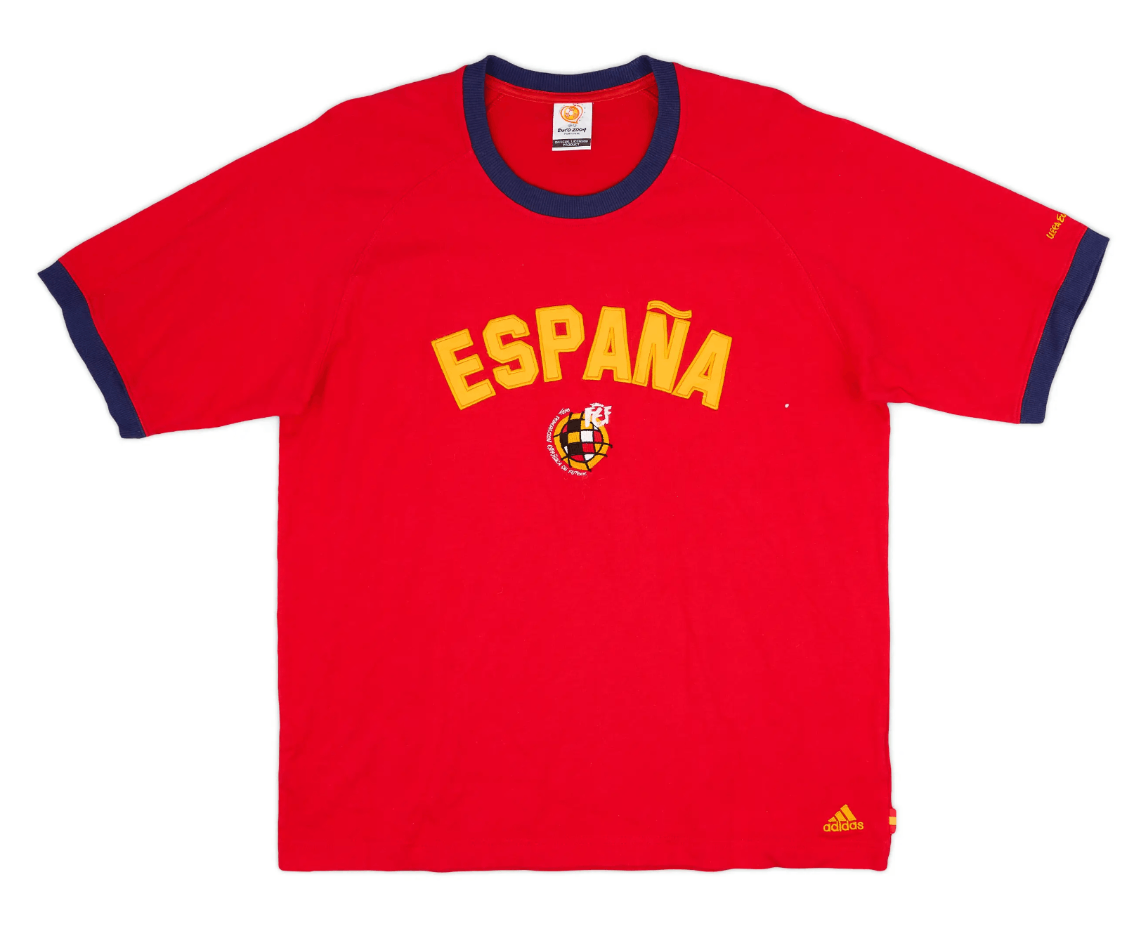 Adidas 2004 Vintage Adidas Euro Spain/España T-Shirt Size US L / EU 52-54 / 3 - 1 Thumbnail