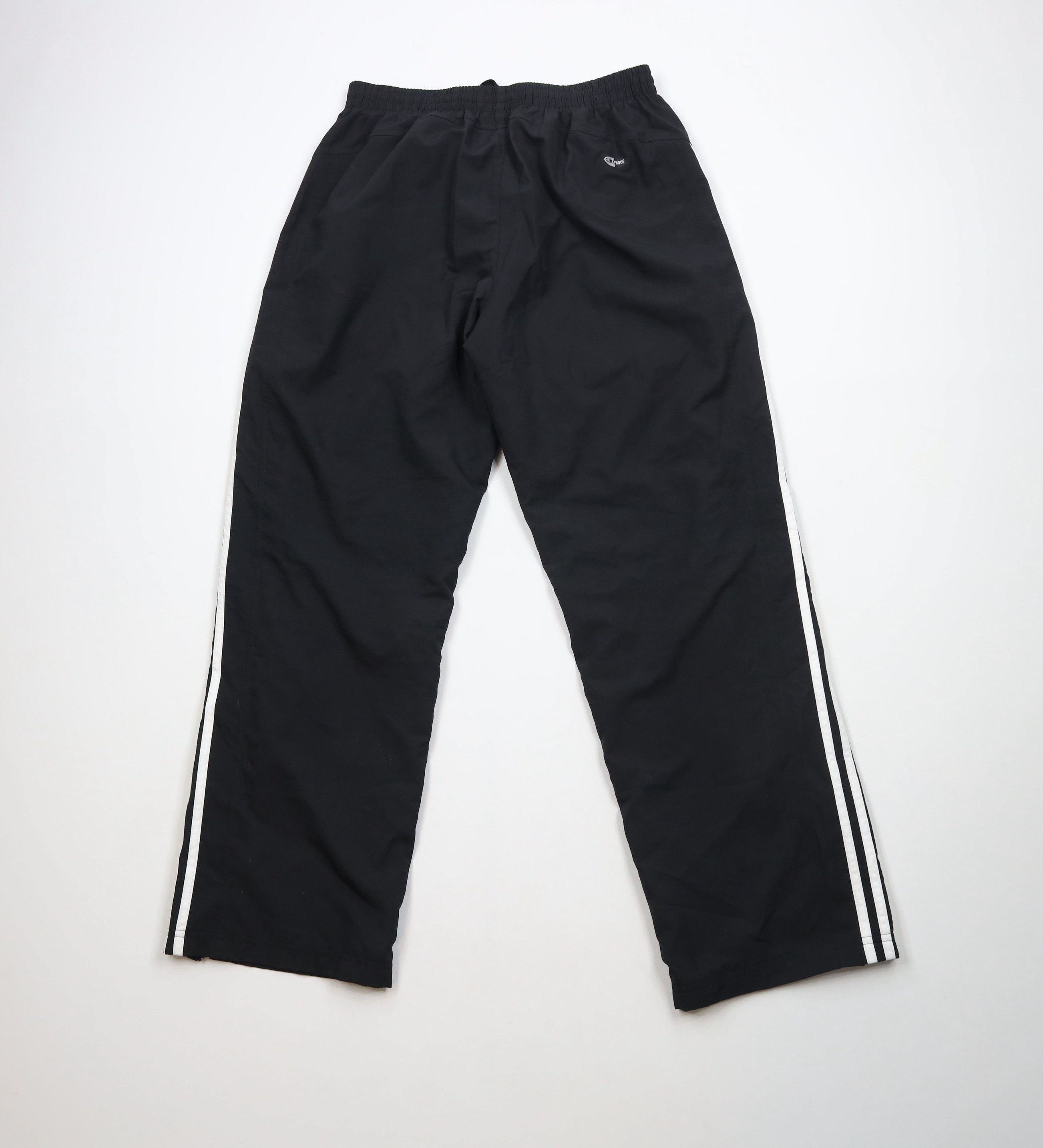 Adidas × Vintage Vintage Y2K Adidas Striped Lined Wide Leg Pants Black Size US 34 / EU 50 - 10 Thumbnail