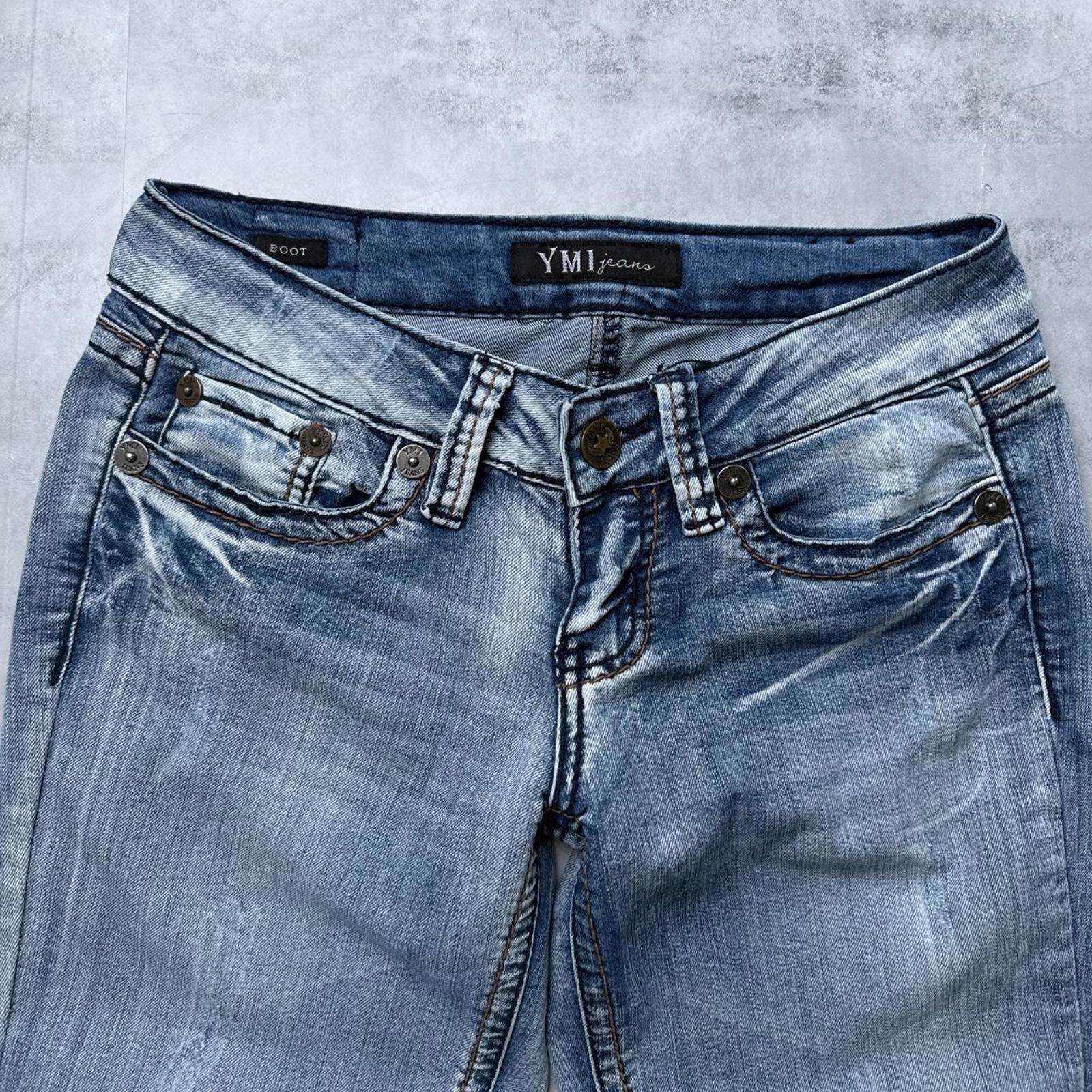 Other Y2K YMI Boot Cut Denim 00s Jeans Size 25" / US 0 / IT 36 - 3 Thumbnail