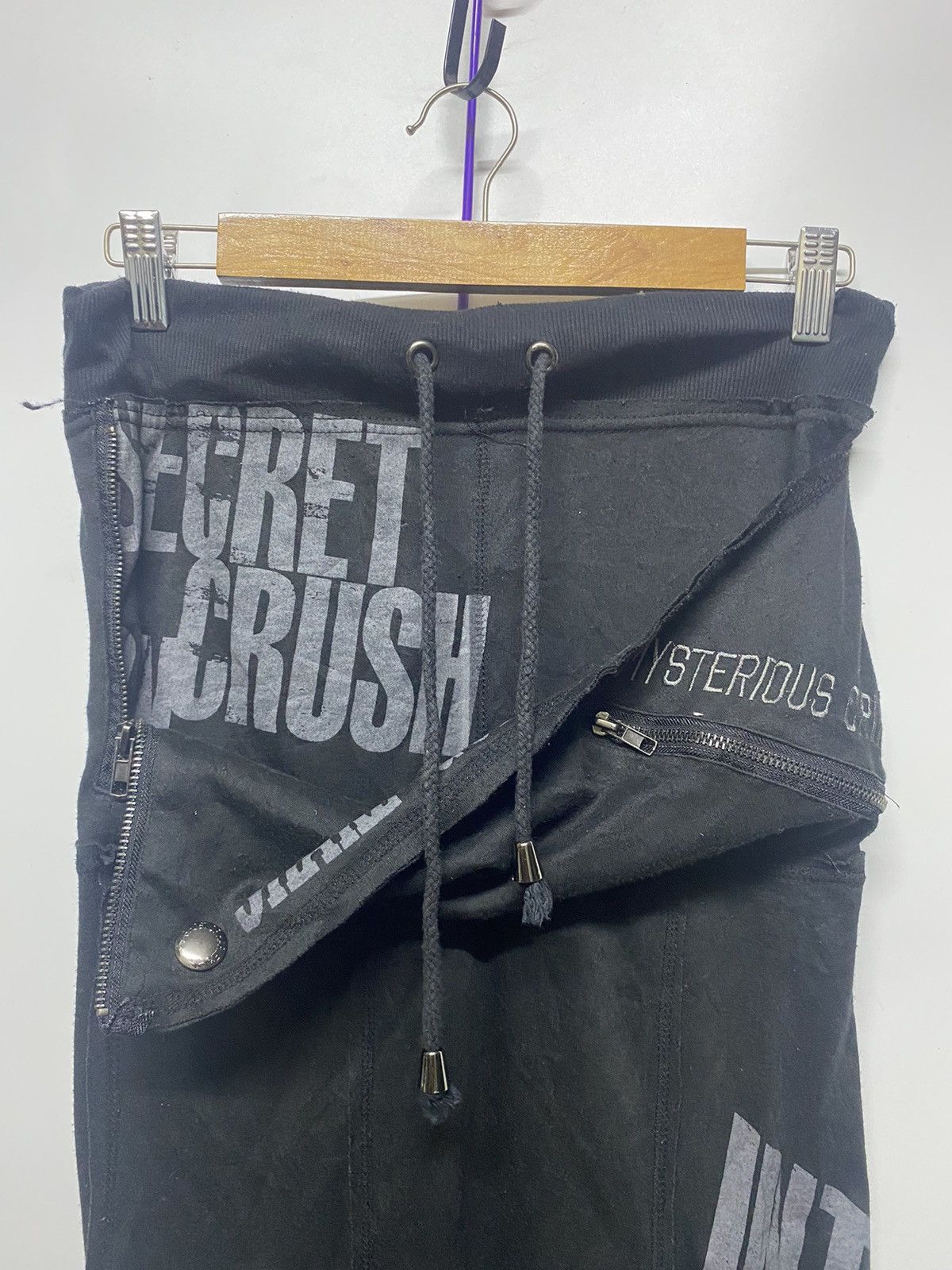 If Six Was Nine Ghost Of Harlem Japanese Punk Midi Skirts Size 28" / US 6 / IT 42 - 5 Thumbnail