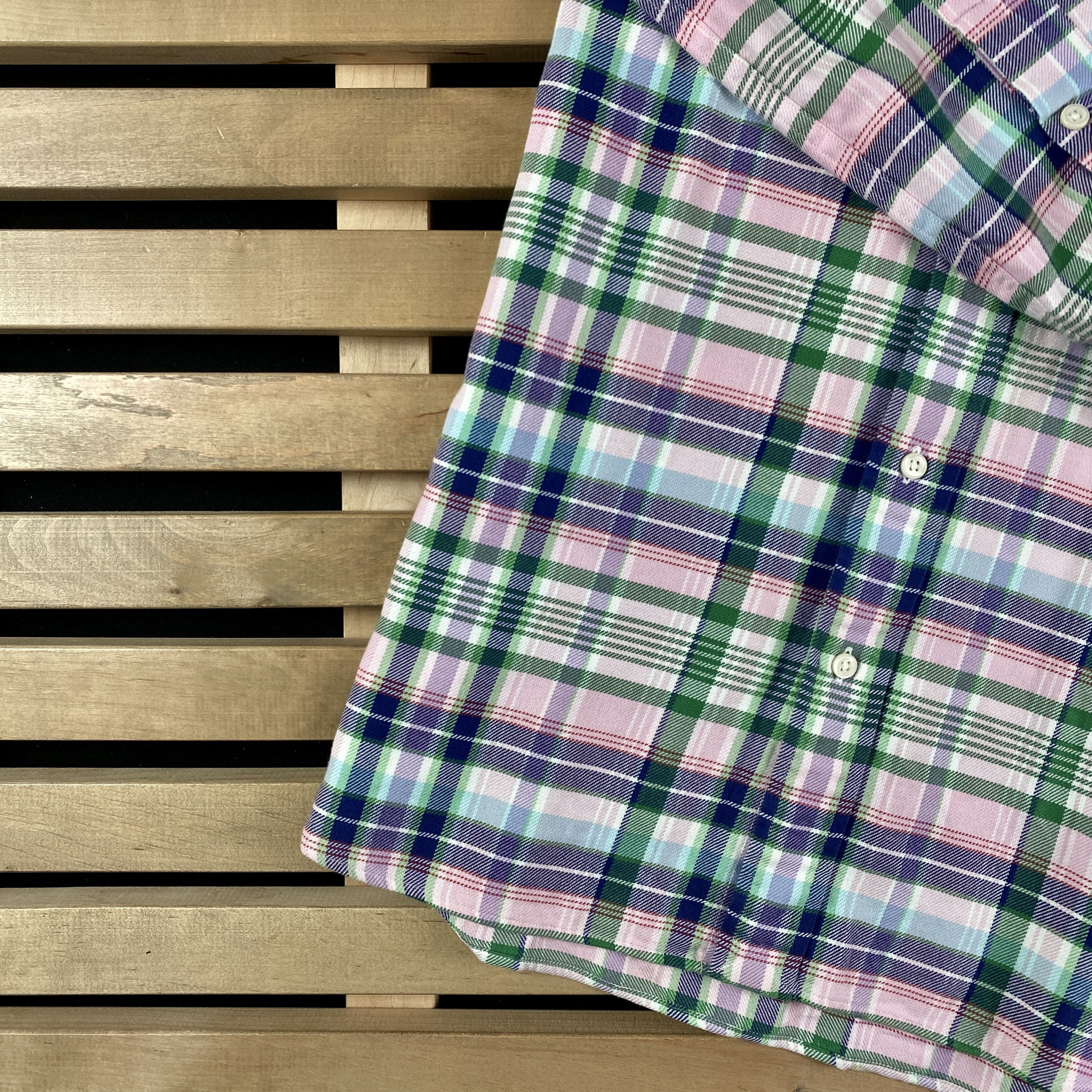 Polo Ralph Lauren × Ralph Lauren × Vintage Flannel Shirt Long Sleeve Polo Ralph Lauren Vintage Size S Size US S / EU 44-46 / 1 - 3 Thumbnail