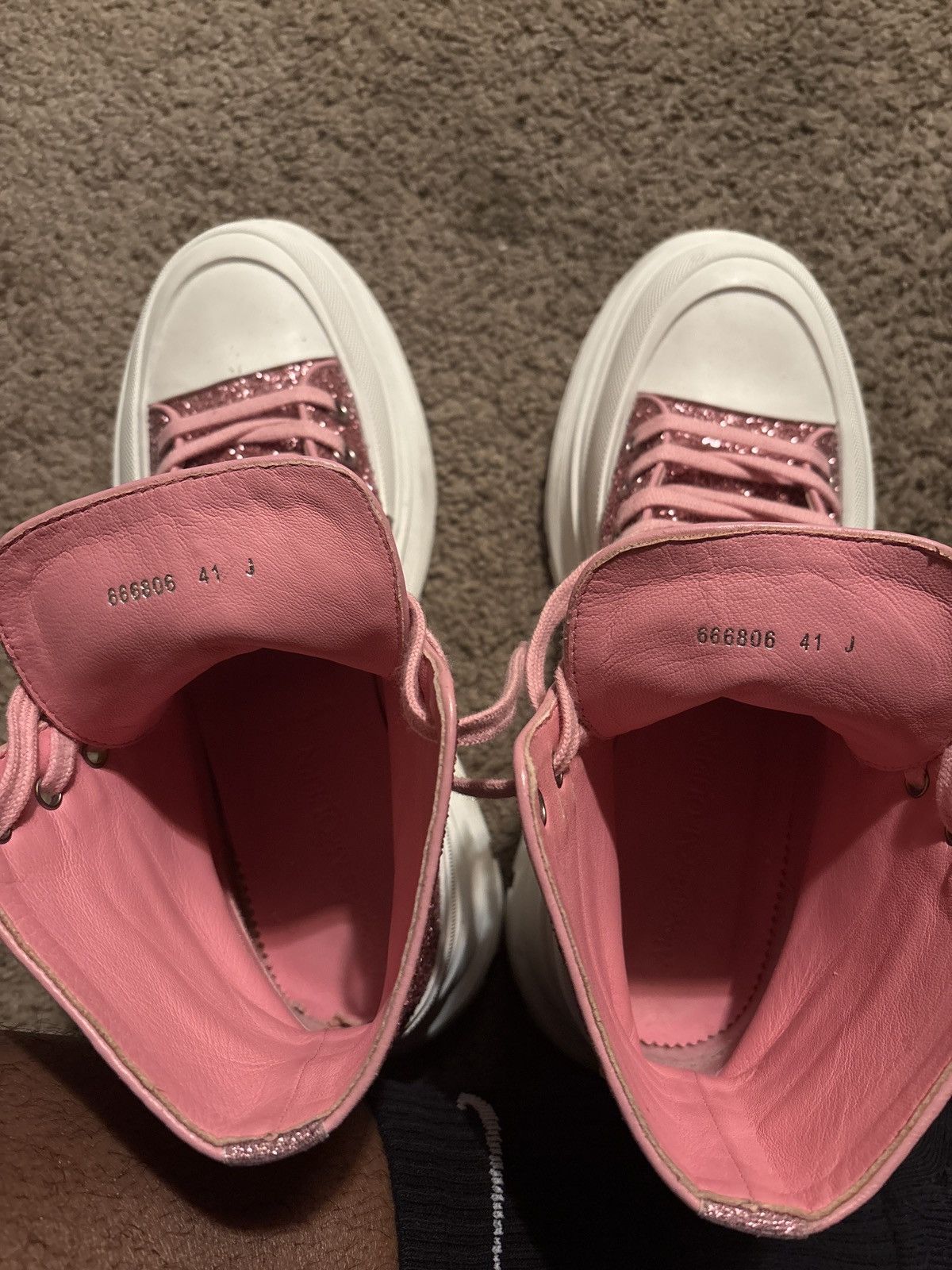 Alexander McQueen Alexander Mcqueen Pink Glitter Size US 9.5 / IT 39.5 - 6 Thumbnail