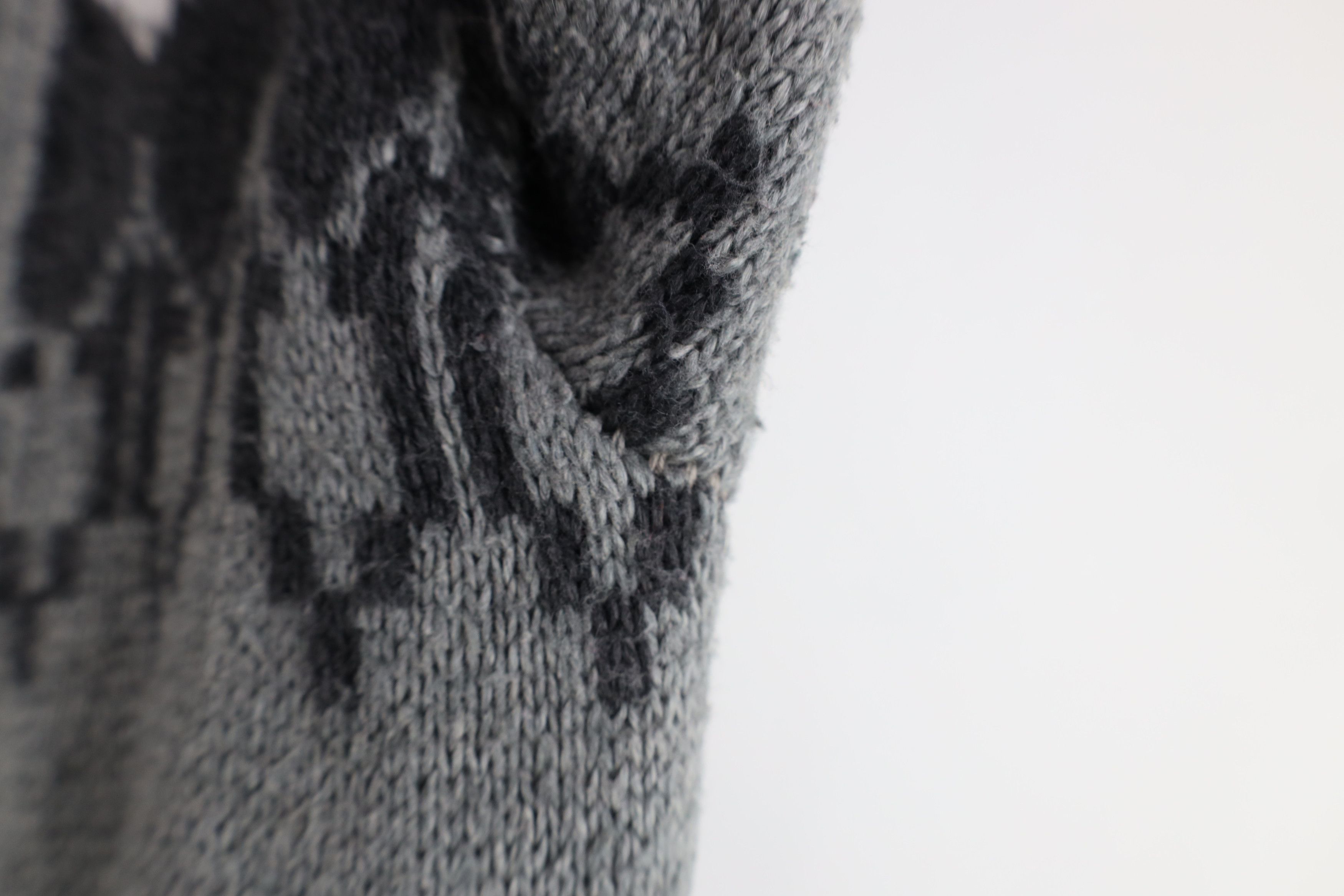 Vintage Vintage 90s Streetwear Open Front Knit Cardigan Sweater Size M / US 6-8 / IT 42-44 - 6 Thumbnail