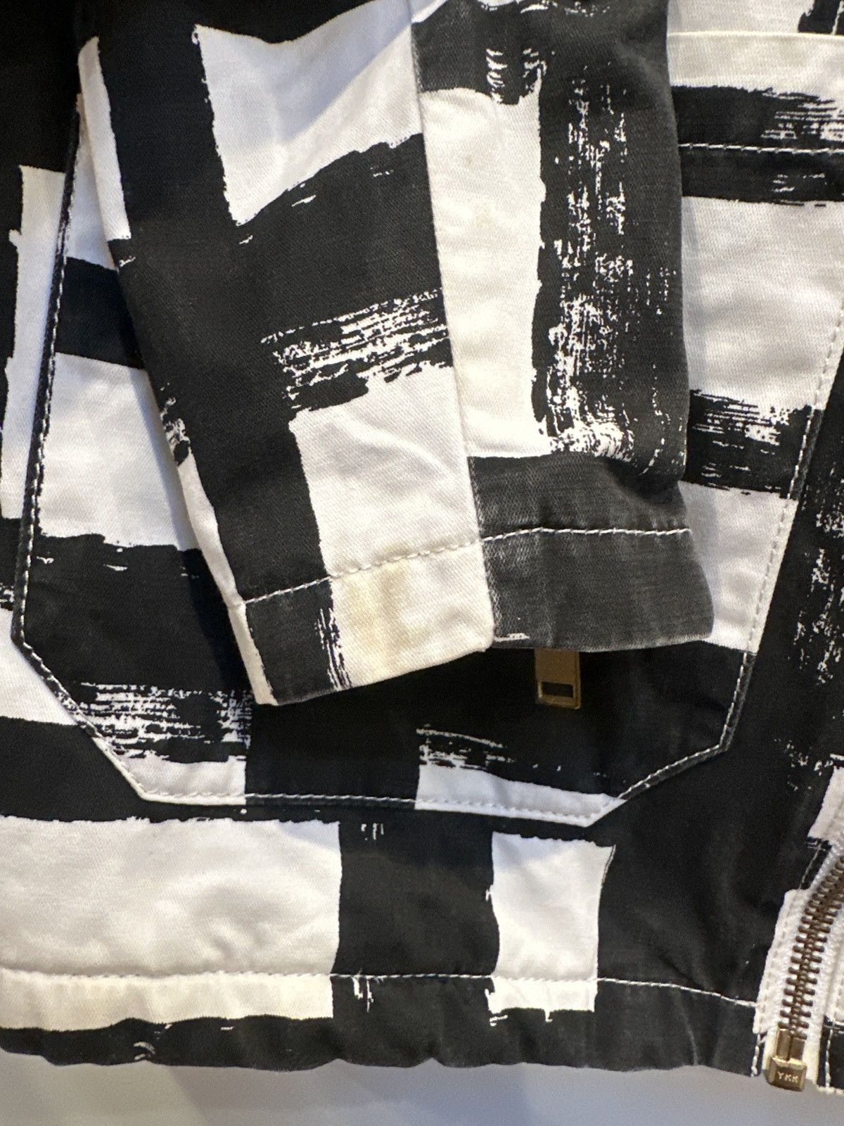 Other Paintbrush Grid Cotton Jacket W Quilted Lining Size US S / EU 44-46 / 1 - 12 Thumbnail